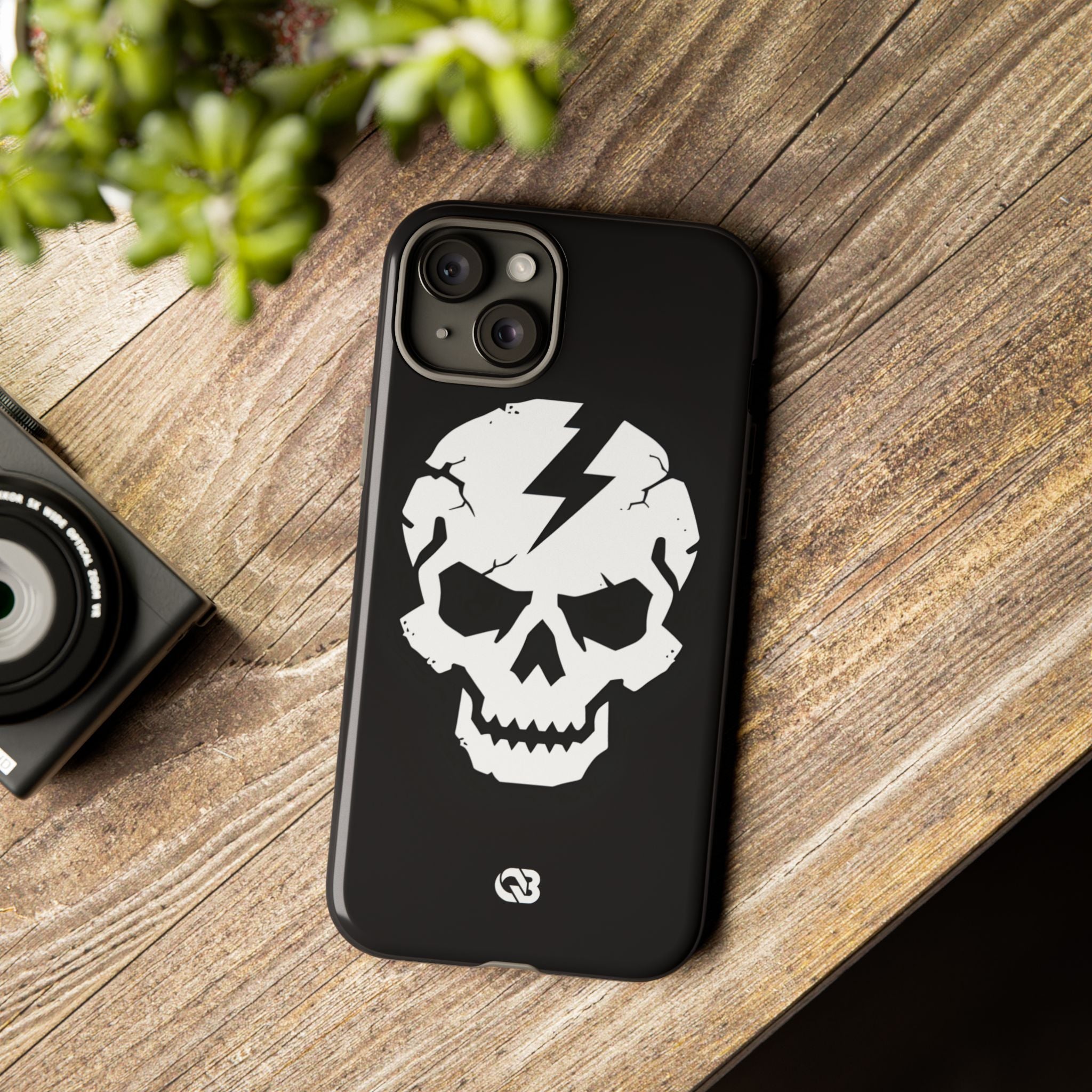 Shattered Bolt Skull · Tough Phone Case for iPhone
