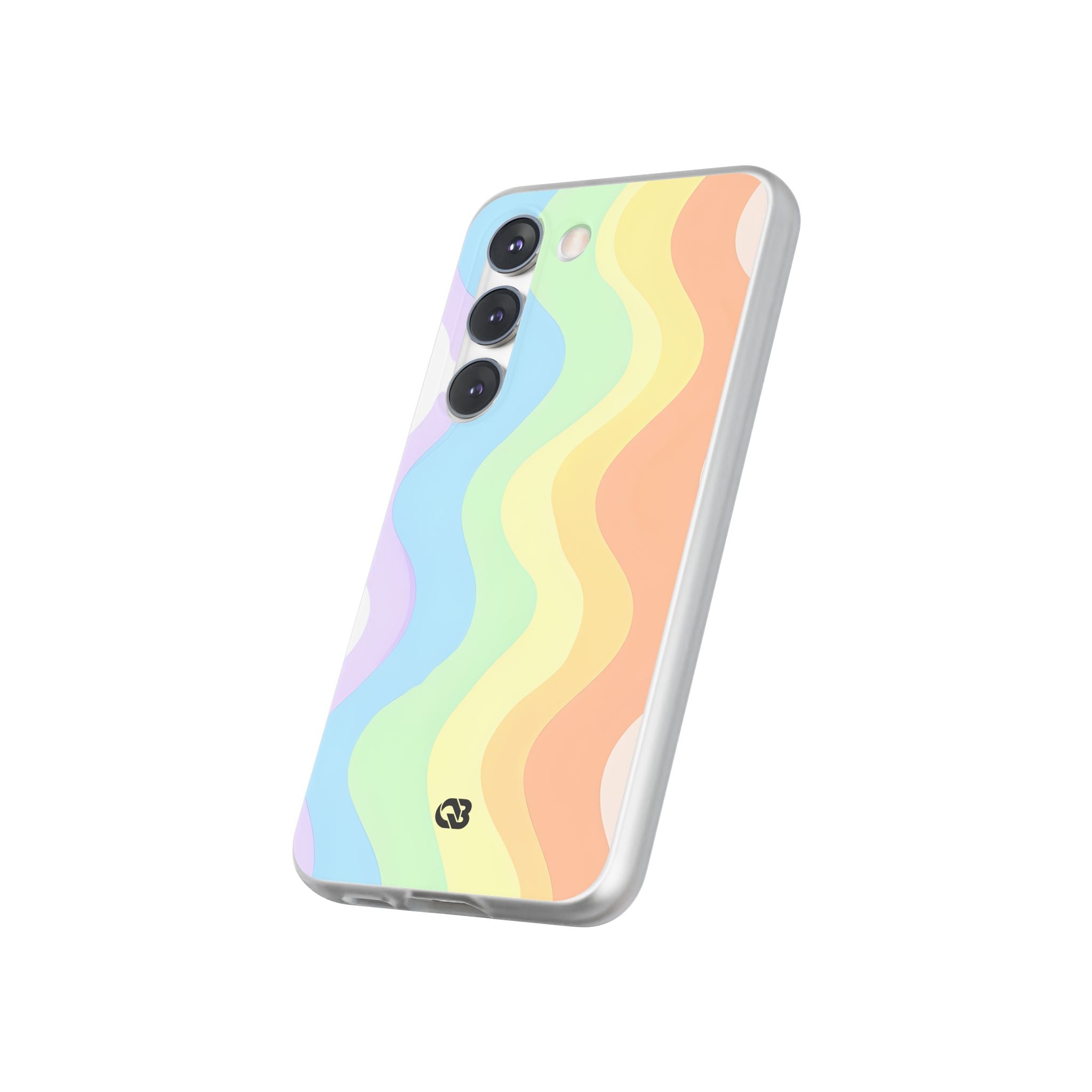Pastel Ripple Flow · Soft Handyhülle für Samsung