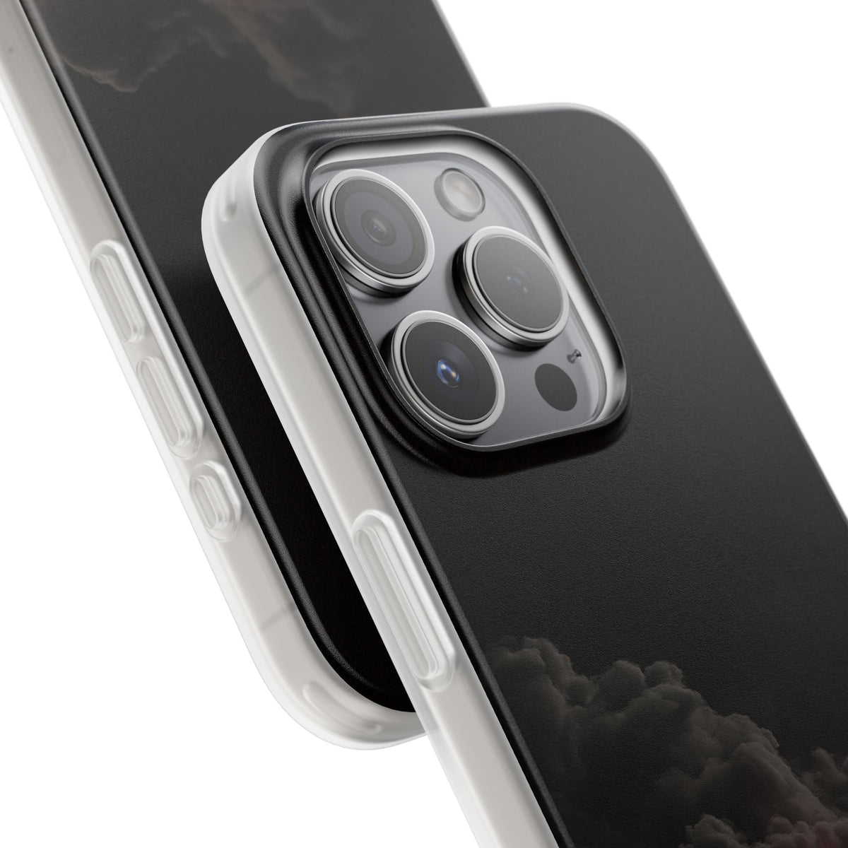 Crimson Fog Void · Lite Phone Case for iPhone · Black
