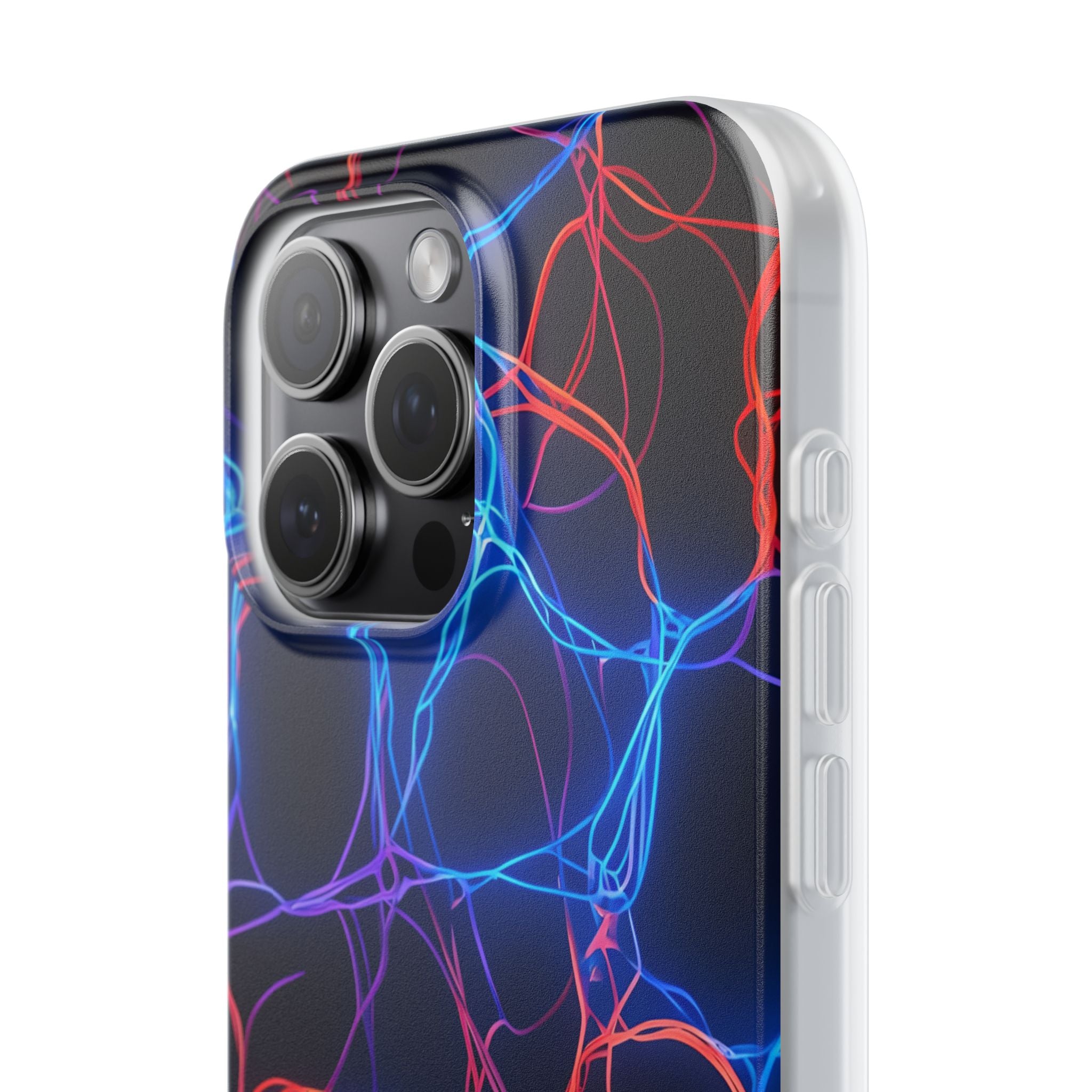 Electric Synapse Glow · Soft Handyhülle für iPhone