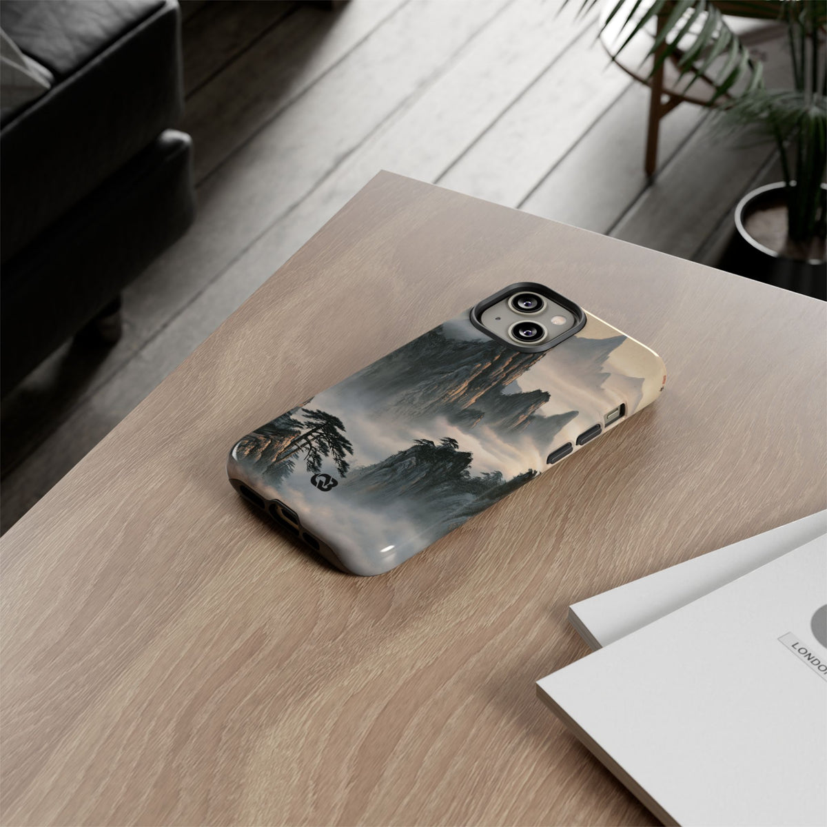 Sacred Mountain Mist · Tough Phone Case for iPhone · Beige