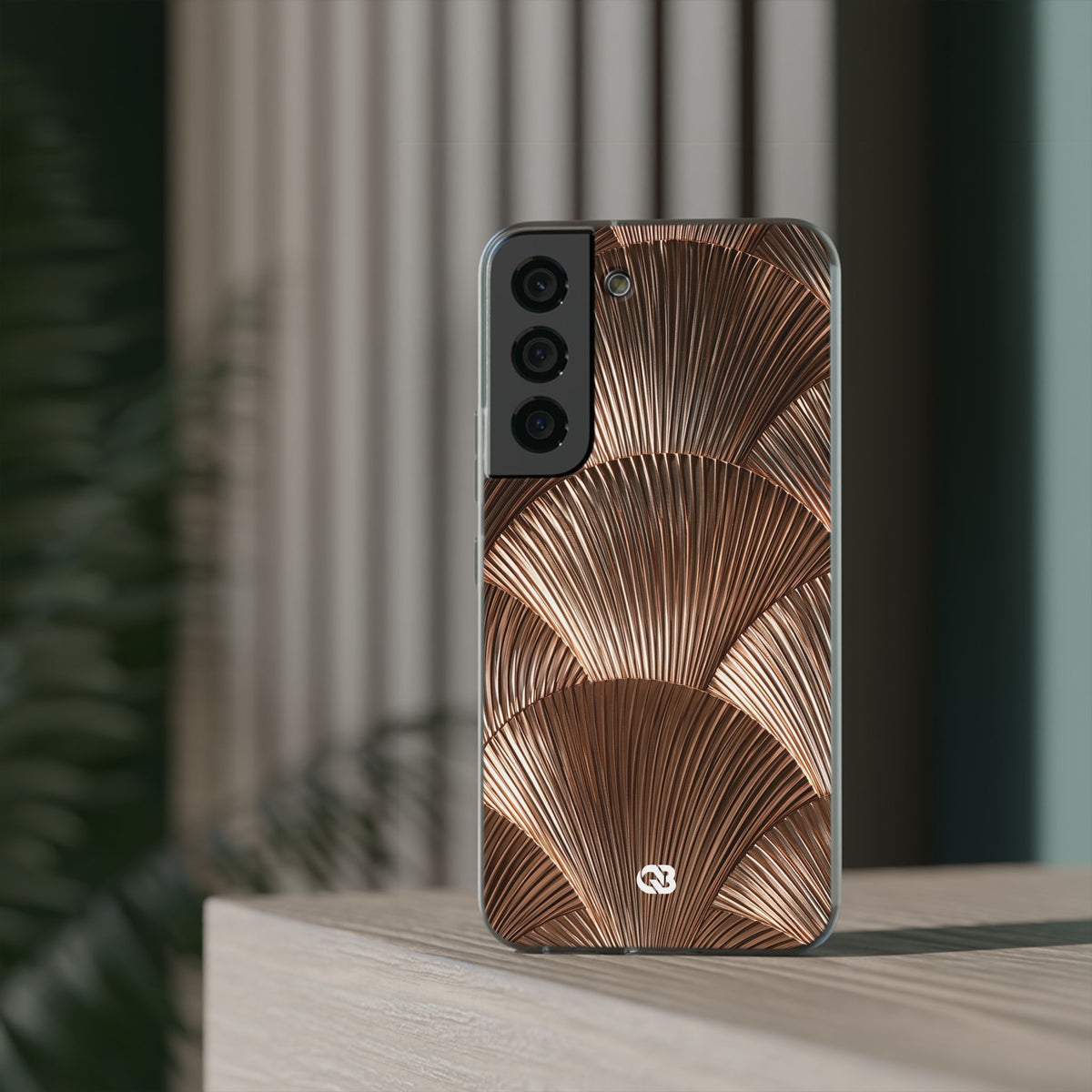 Rose Gilded Fan · Lite Phone Case for Samsung · Gold