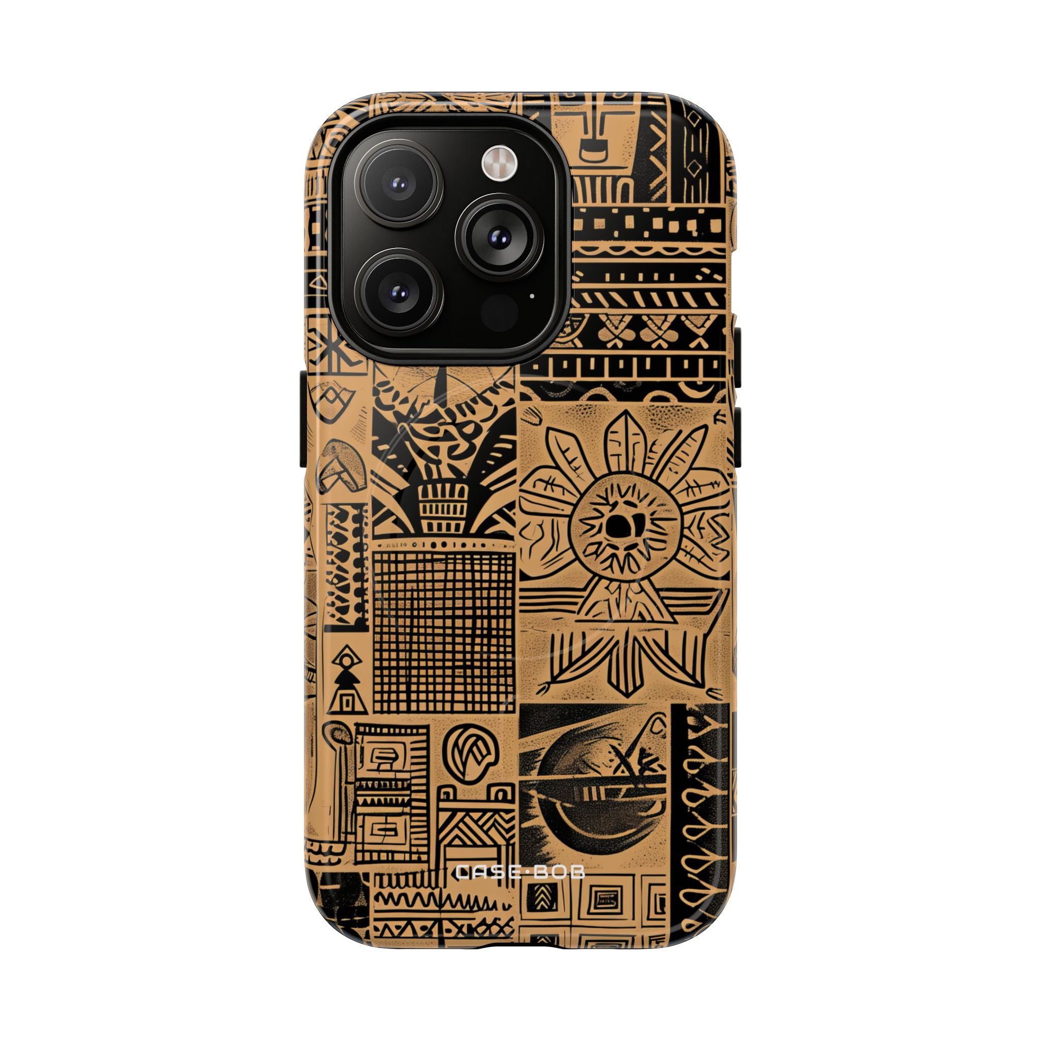Tribal Faces iPhone 14 Pro Case - Tough+