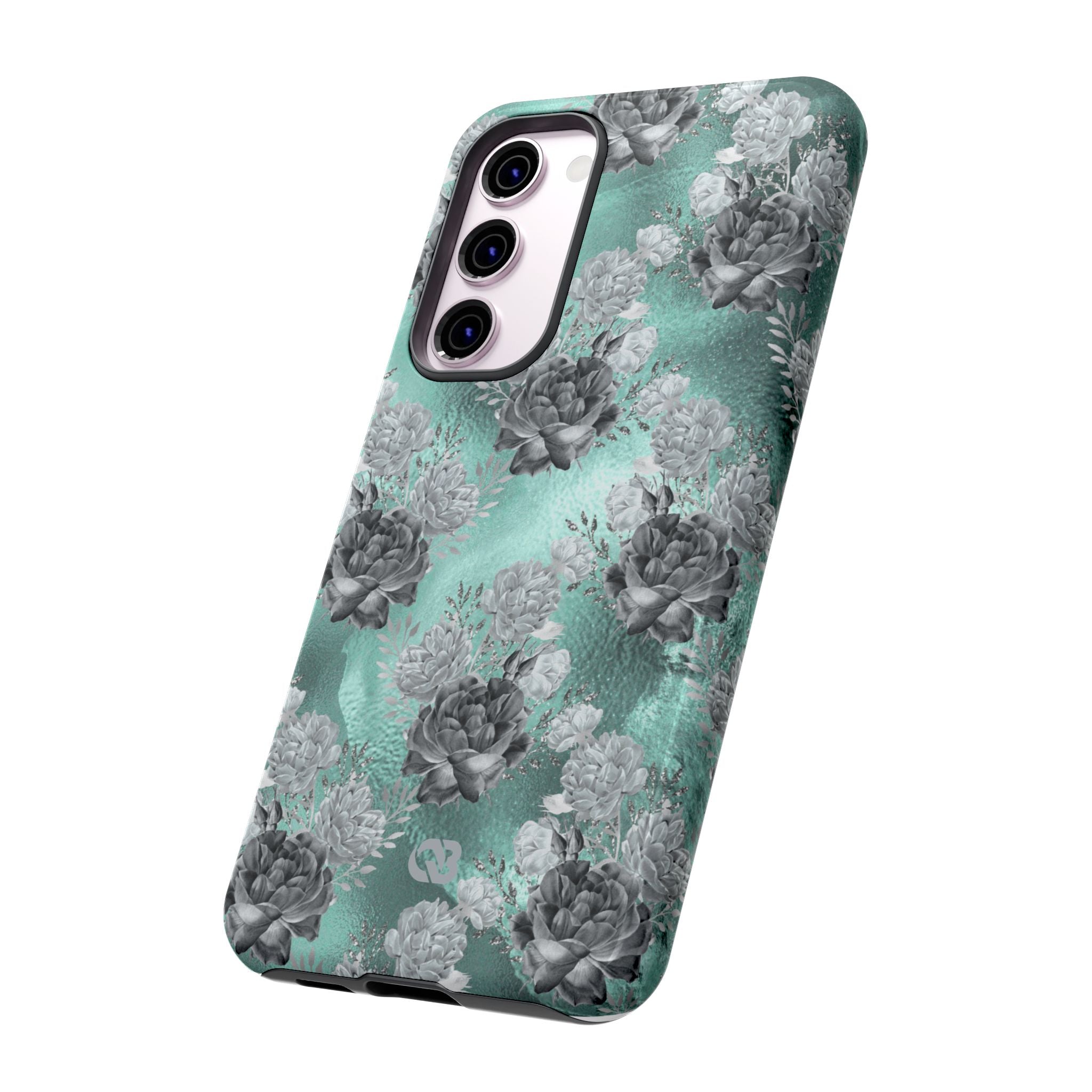 Frost Mint Floral · Tough Phone Case for Samsung