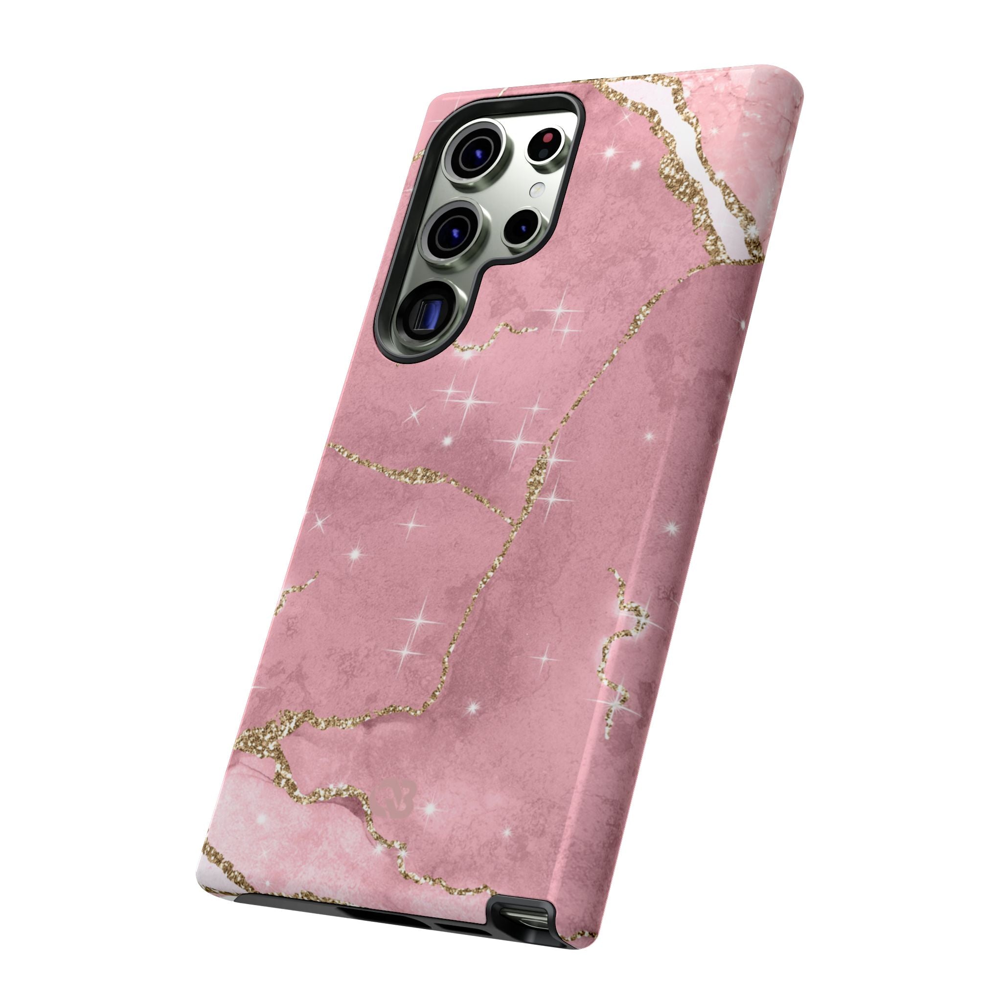 Rose Sparkle Marble · Tough Phone Case for Samsung