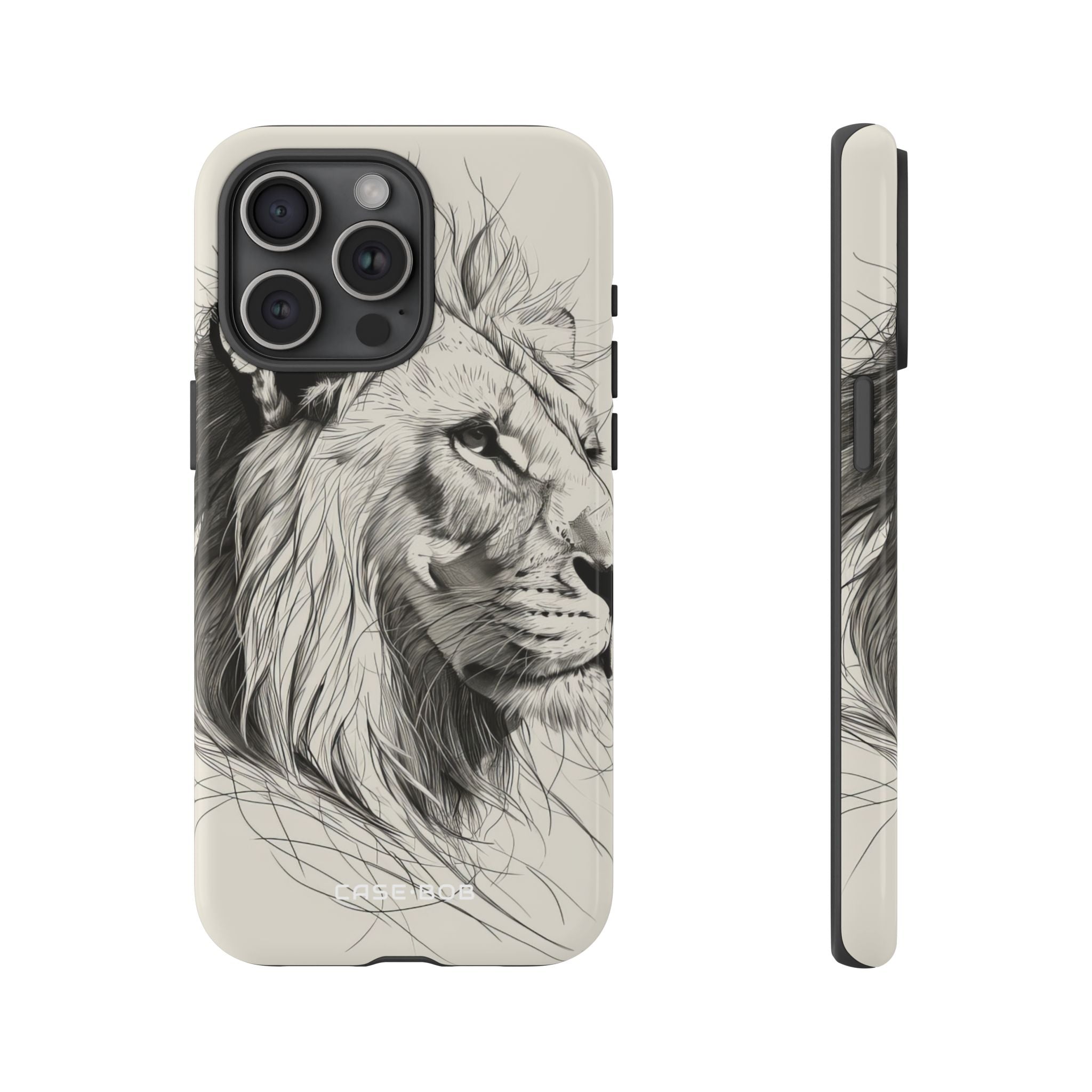 Lion Flow iPhone 15 Pro Max - Kova suojakotelo