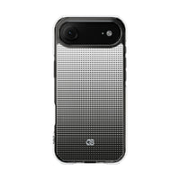 Black Impact MagSafe Phone Case for iPhone - Obsidian Halftone Flux