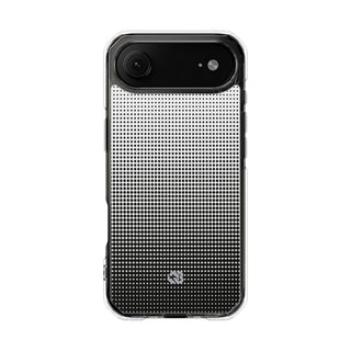Black Impact MagSafe Phone Case for iPhone - Obsidian Halftone Flux