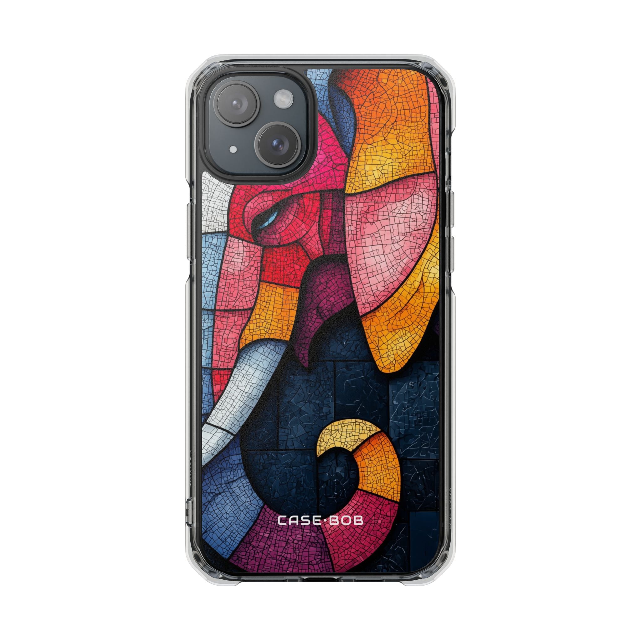 Elephant Mosaic iPhone 15 Plus Case - Impact