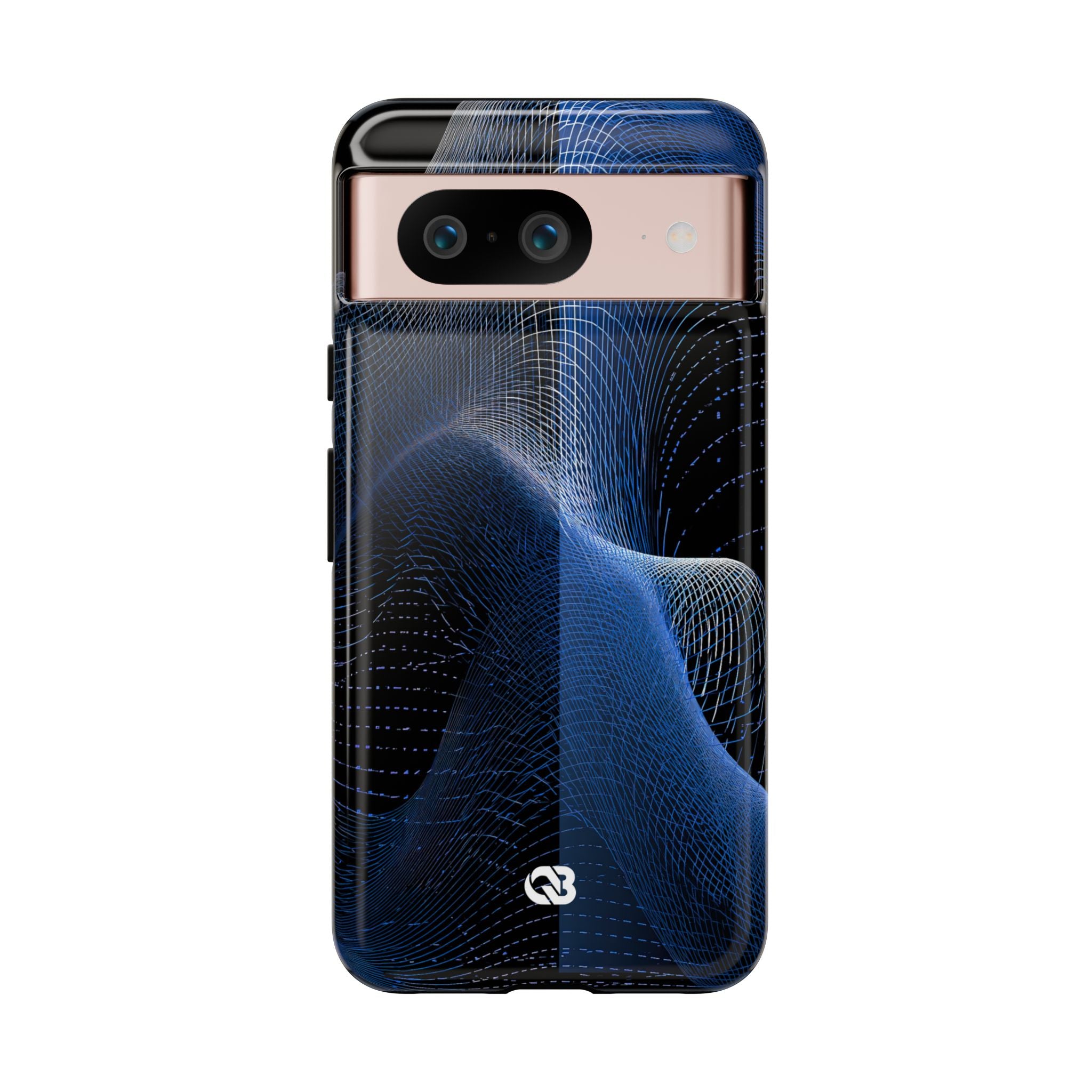 Blue Tough Phone Case for Google Pixel - Electric Blue Flux