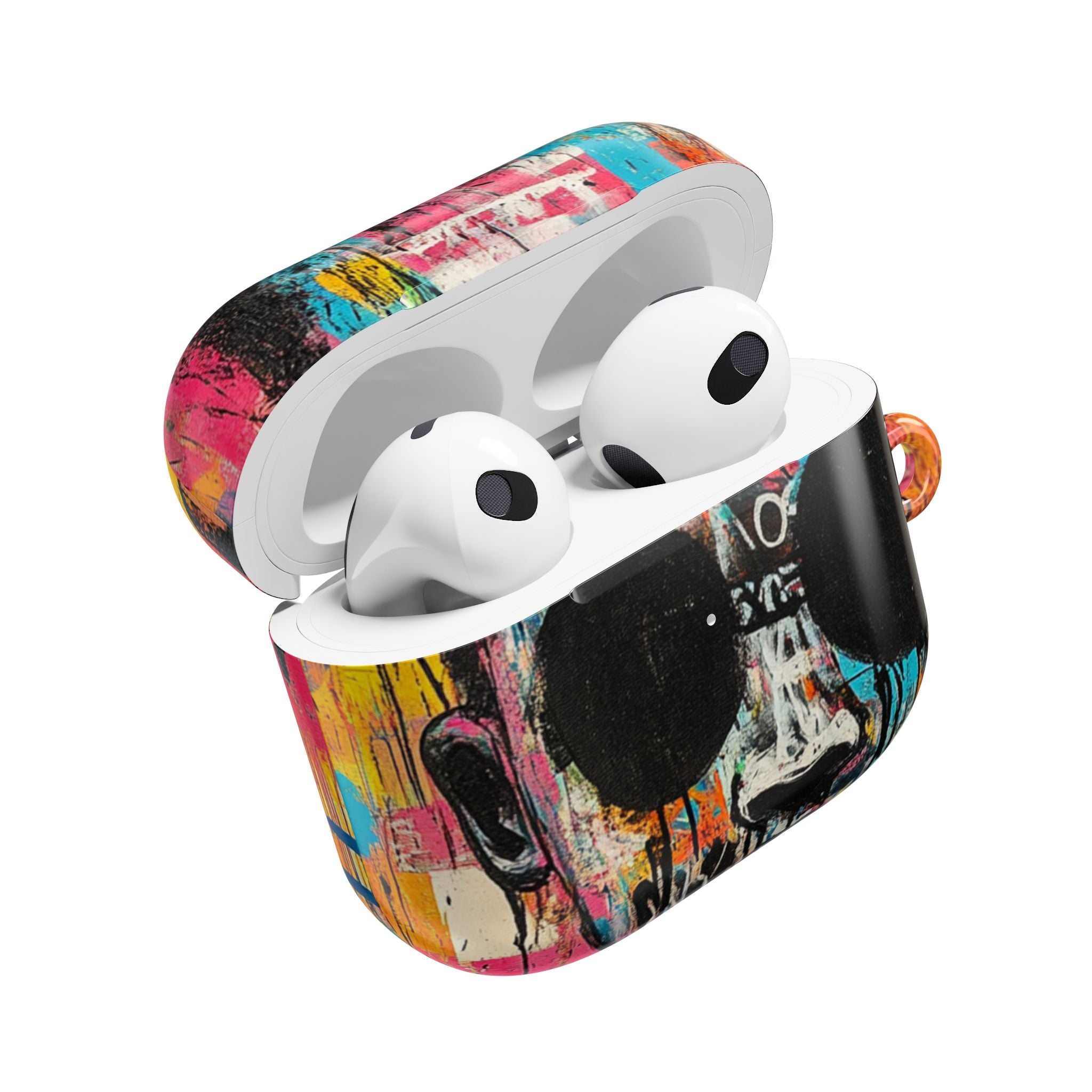 Black Orb Face - AirPods Case