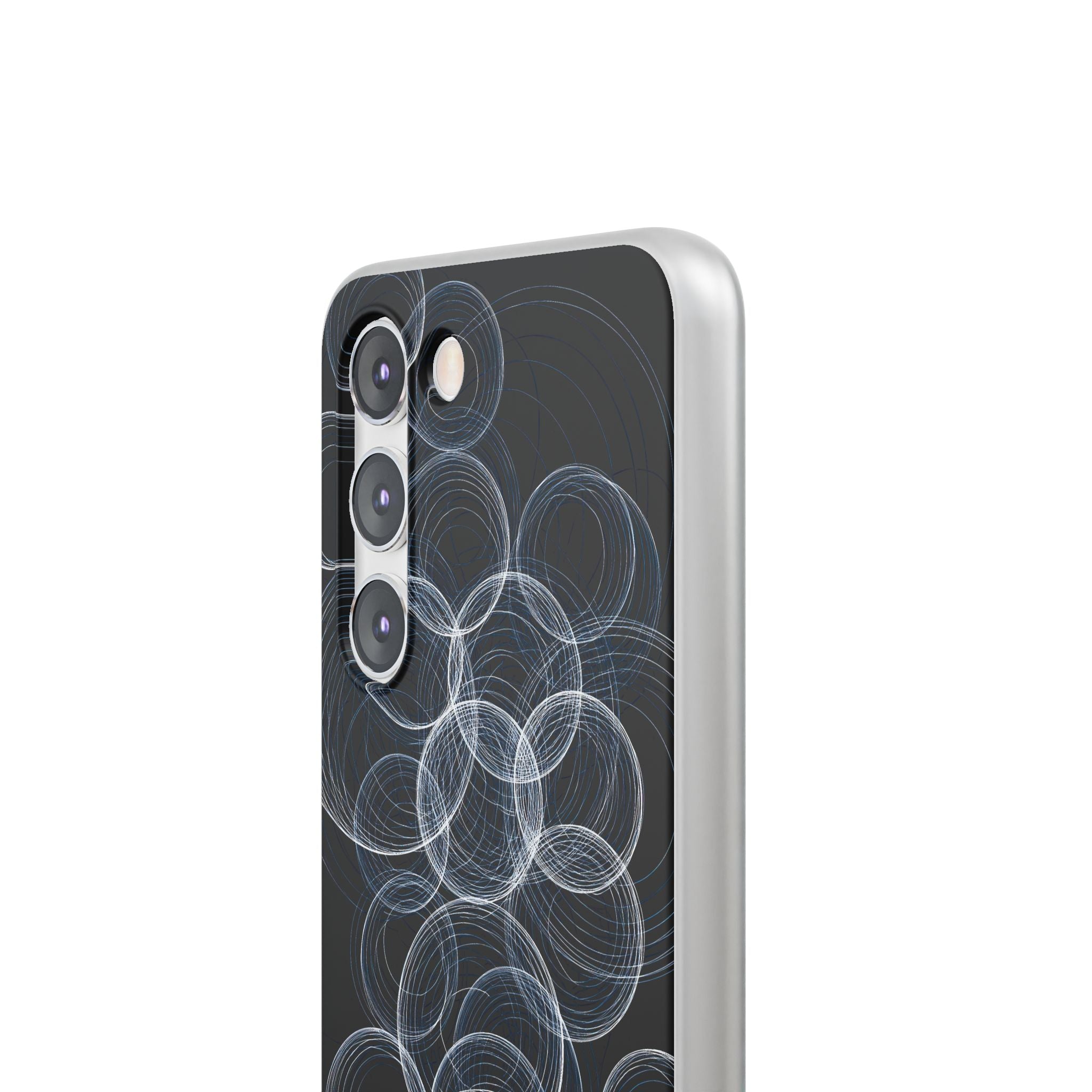 Black Lite Phone Case for Samsung - Frosted Ring Matrix
