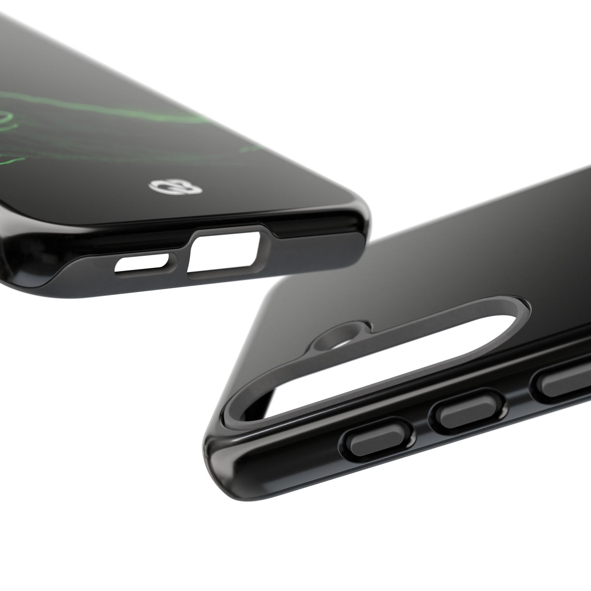 Nordic Mountain Contour · Tough Phone Case for Samsung · Black
