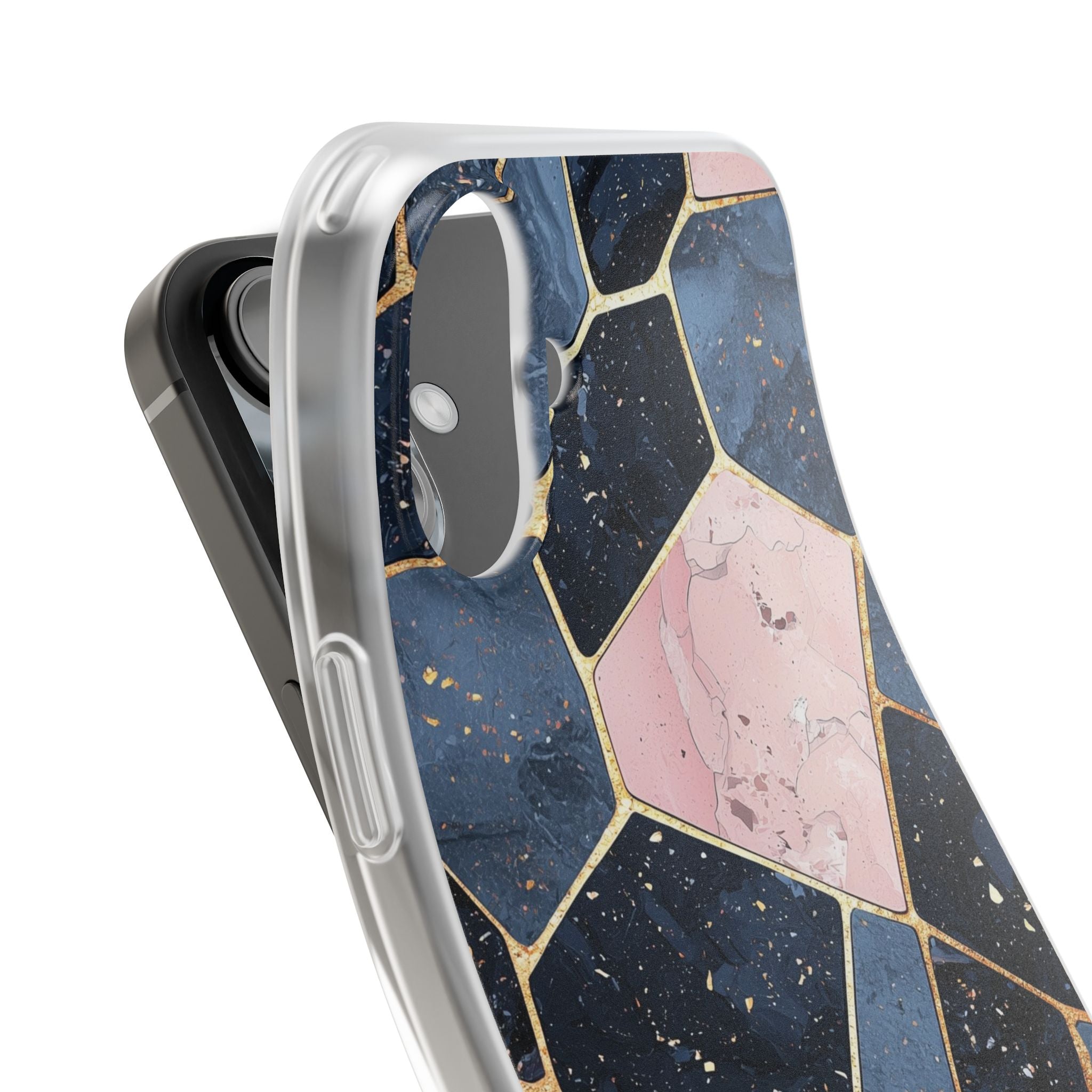 Golden Mosaic iPhone 16 Plus Case - Soft - CASE•BOB