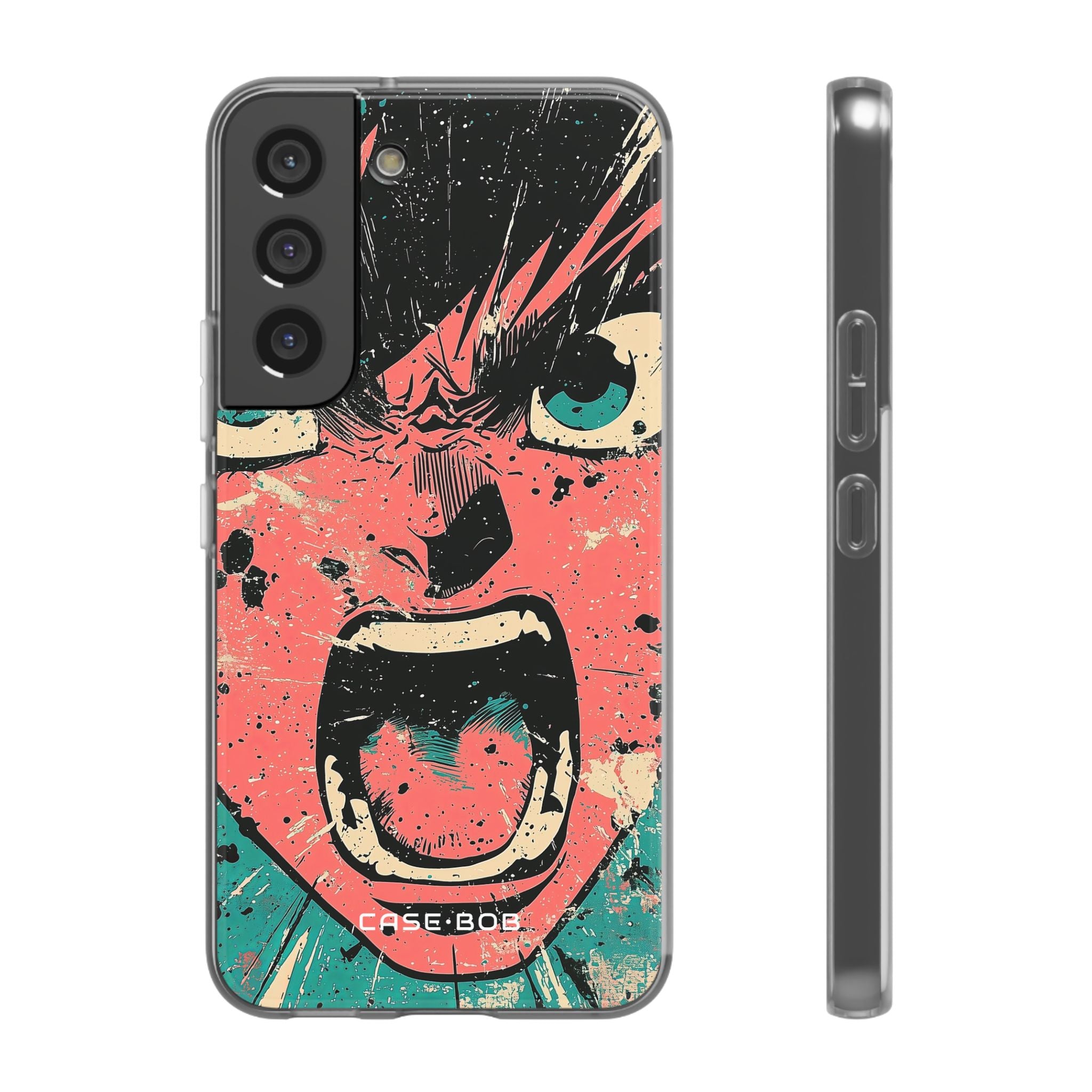 Screaming Face Pink Samsung S22 - Soft