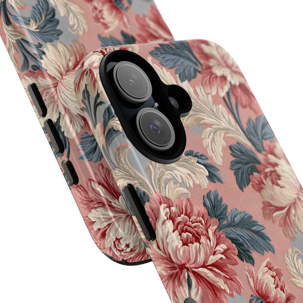 Blush Peony Jacquard · Tough Phone Case for iPhone · Pink