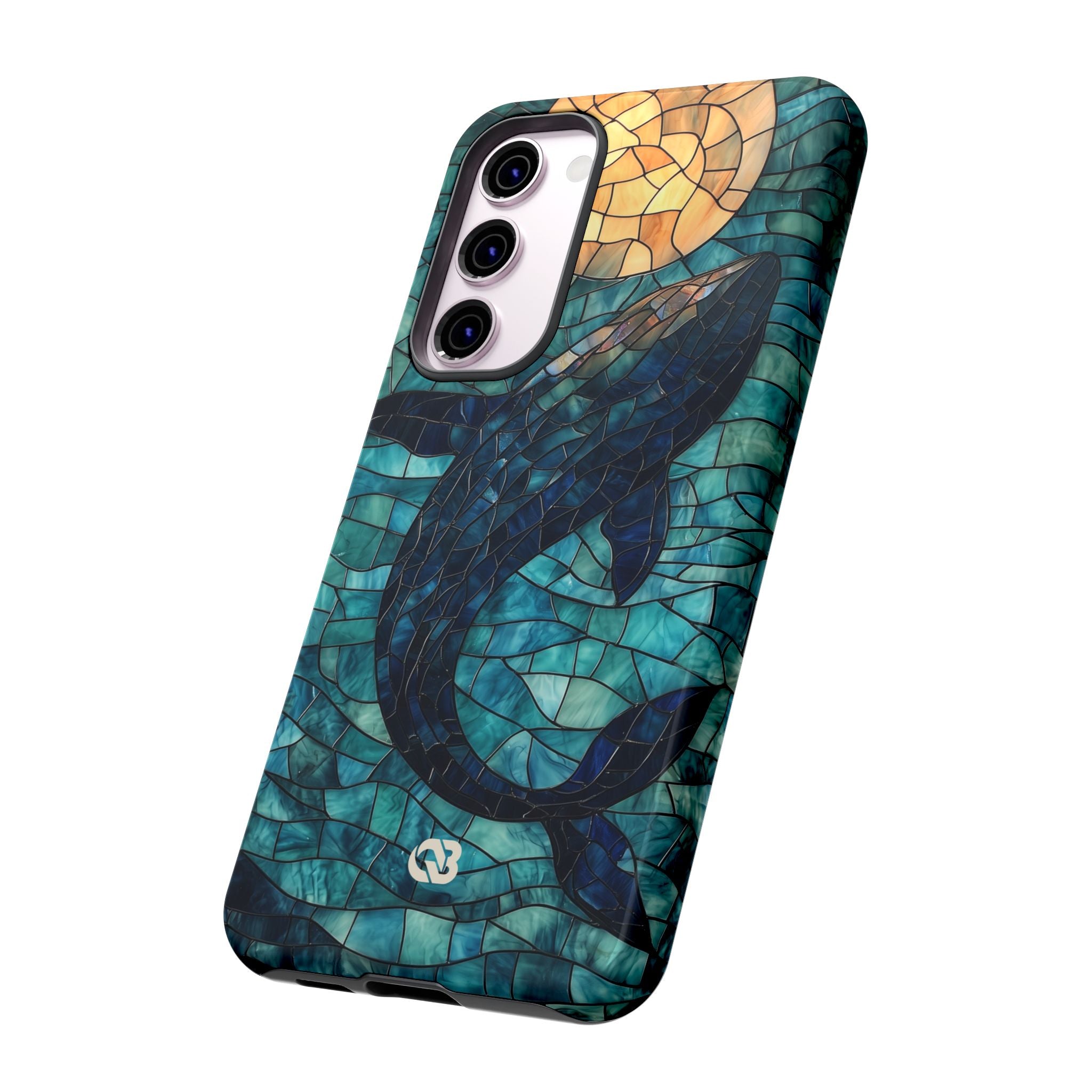 Stained Moon Whale · Tough Coque de téléphone pour Samsung