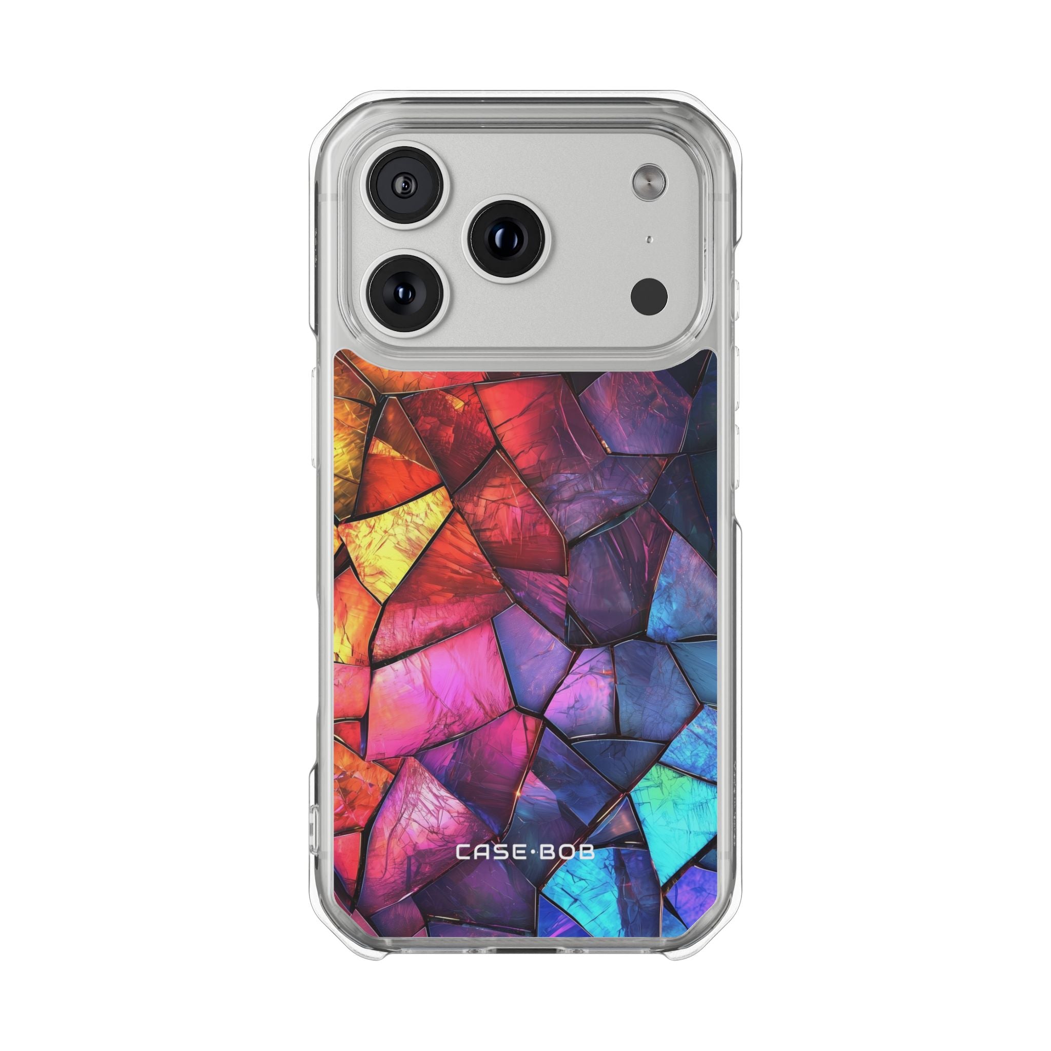 Crimson Shard Glow iPhone 17 Pro Cover - Impact