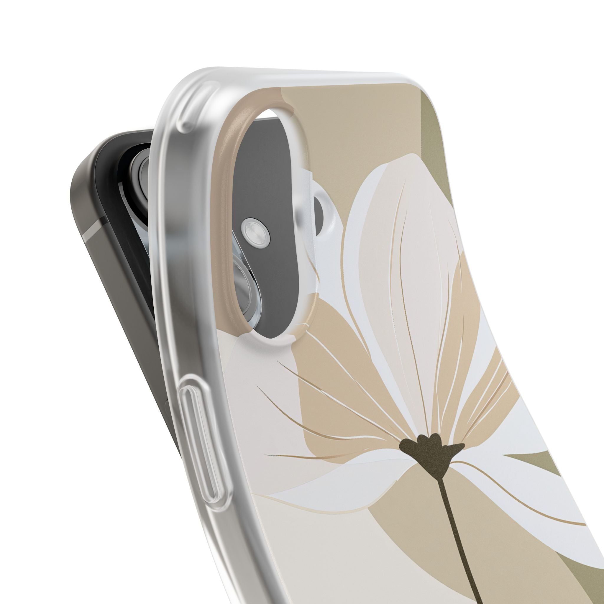 Beige Lite Phone Case for iPhone - Sage Linen Magnolia