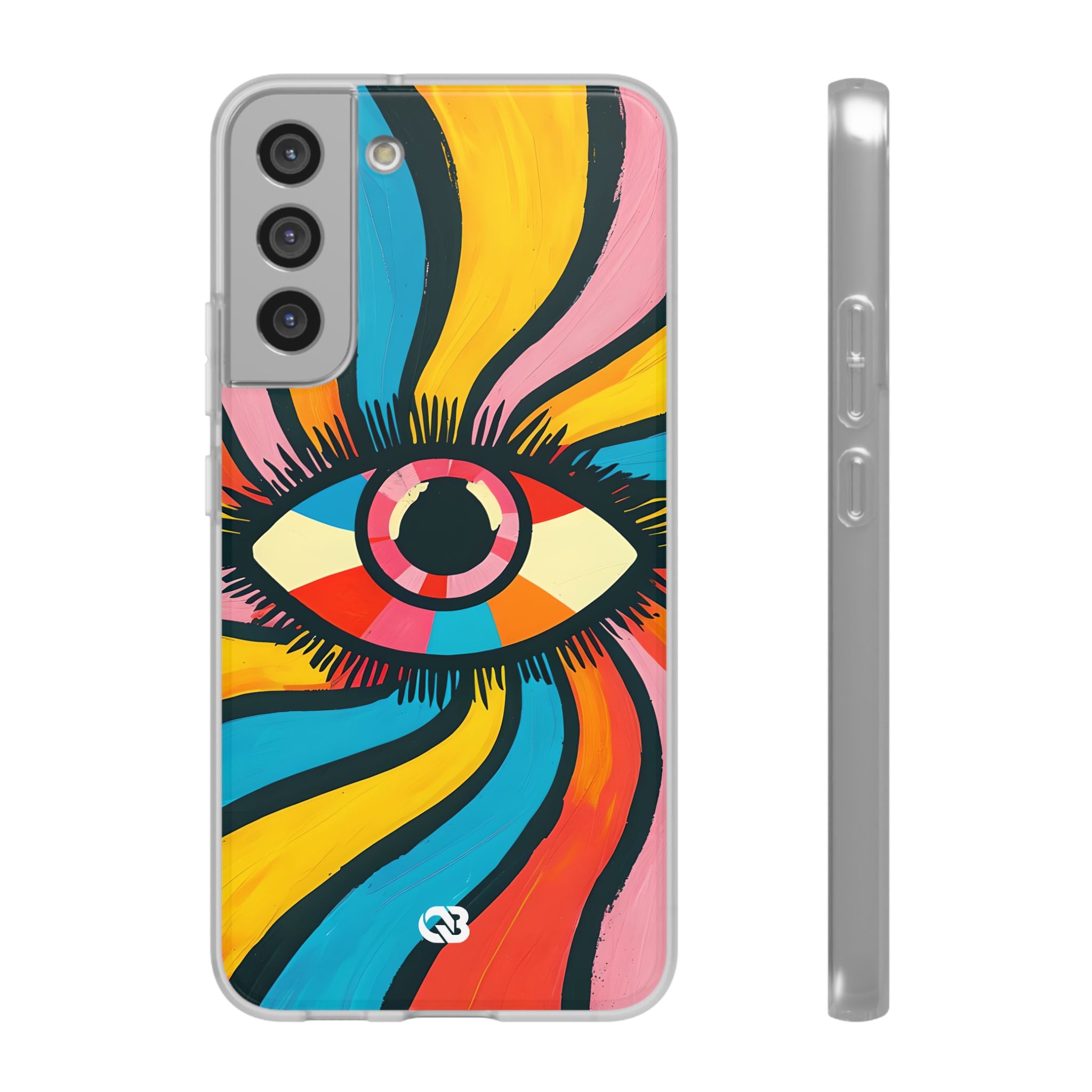 Vivid Gaze Burst · Soft Handyhülle für Samsung