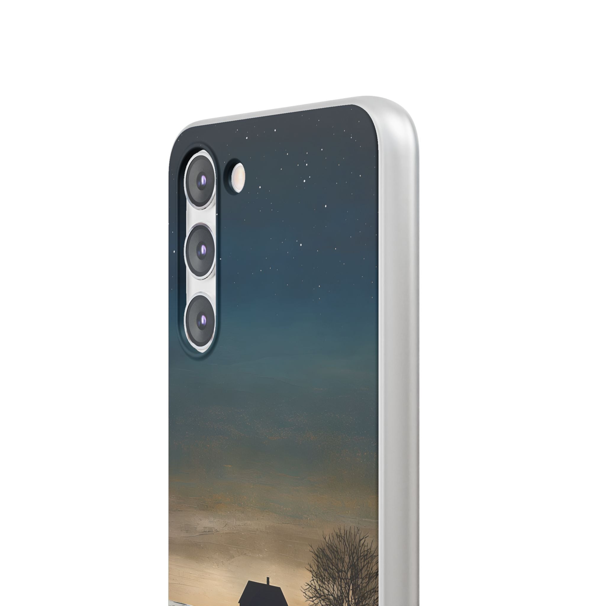 Midnight Cabin Glow · Soft Phone Case for Samsung