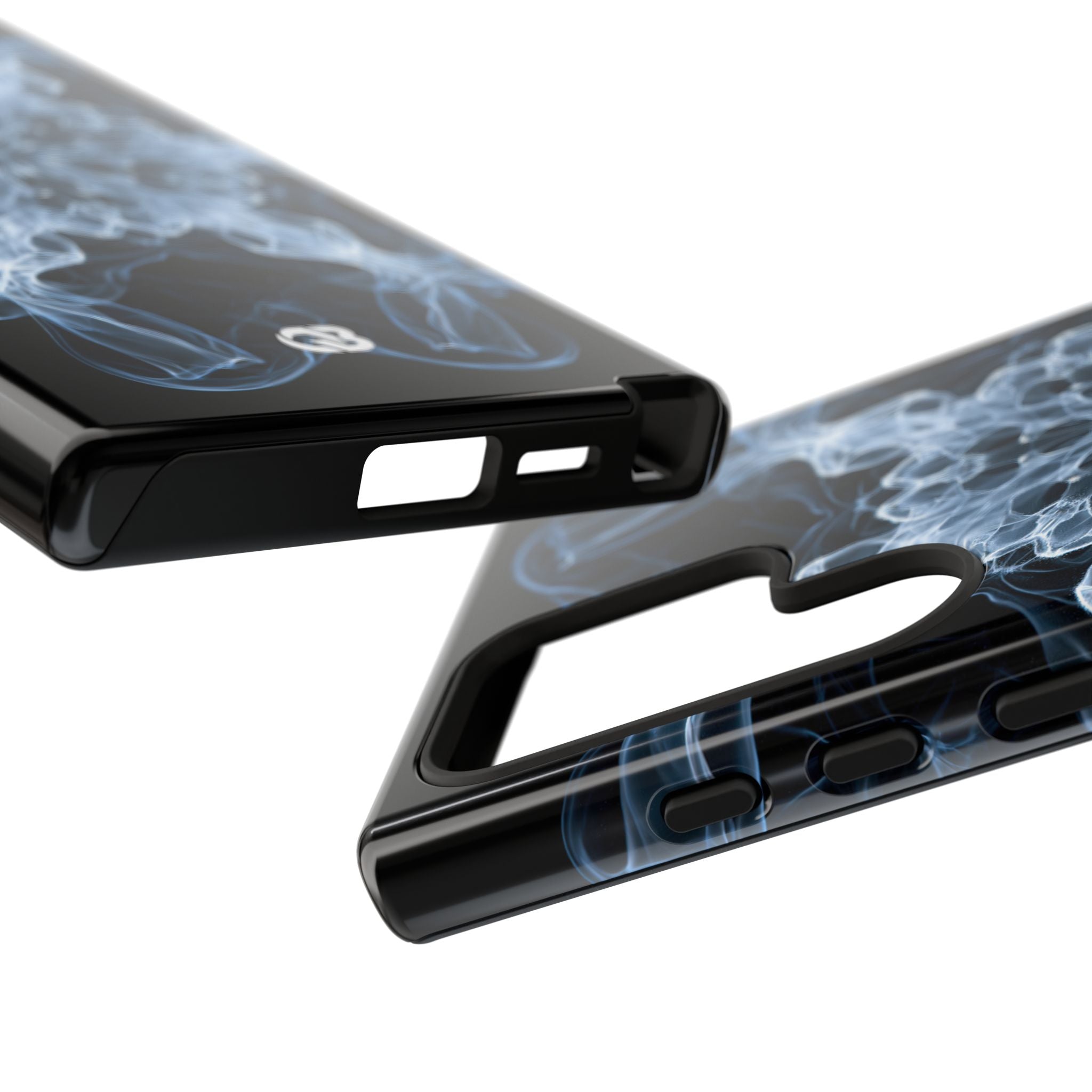 Blue Tough Phone Case for Samsung - Glacial Smoke Crown