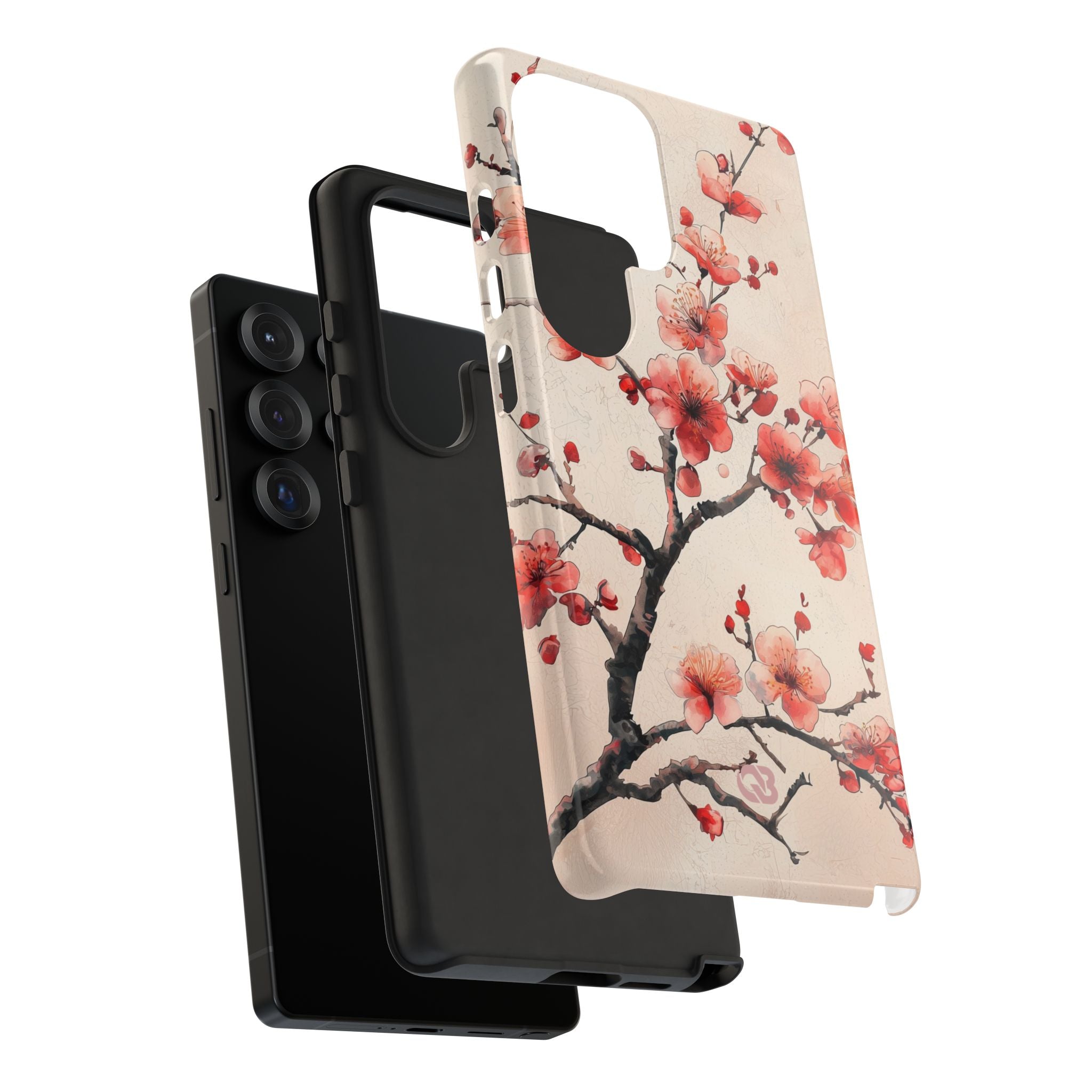 Crimson Silk Flora · Tough Phone Case for Samsung