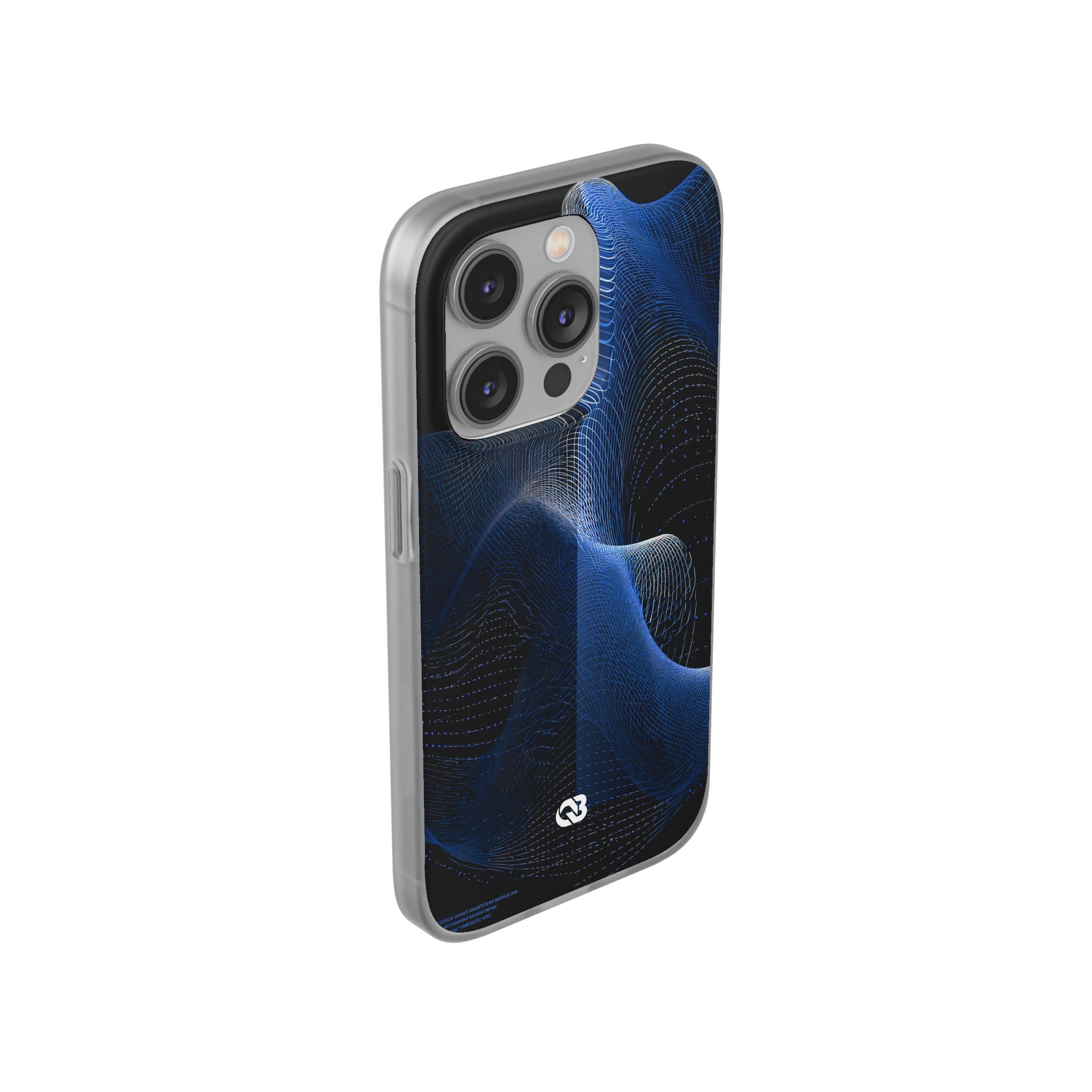 Blue Lite Phone Case for iPhone - Electric Blue Flux
