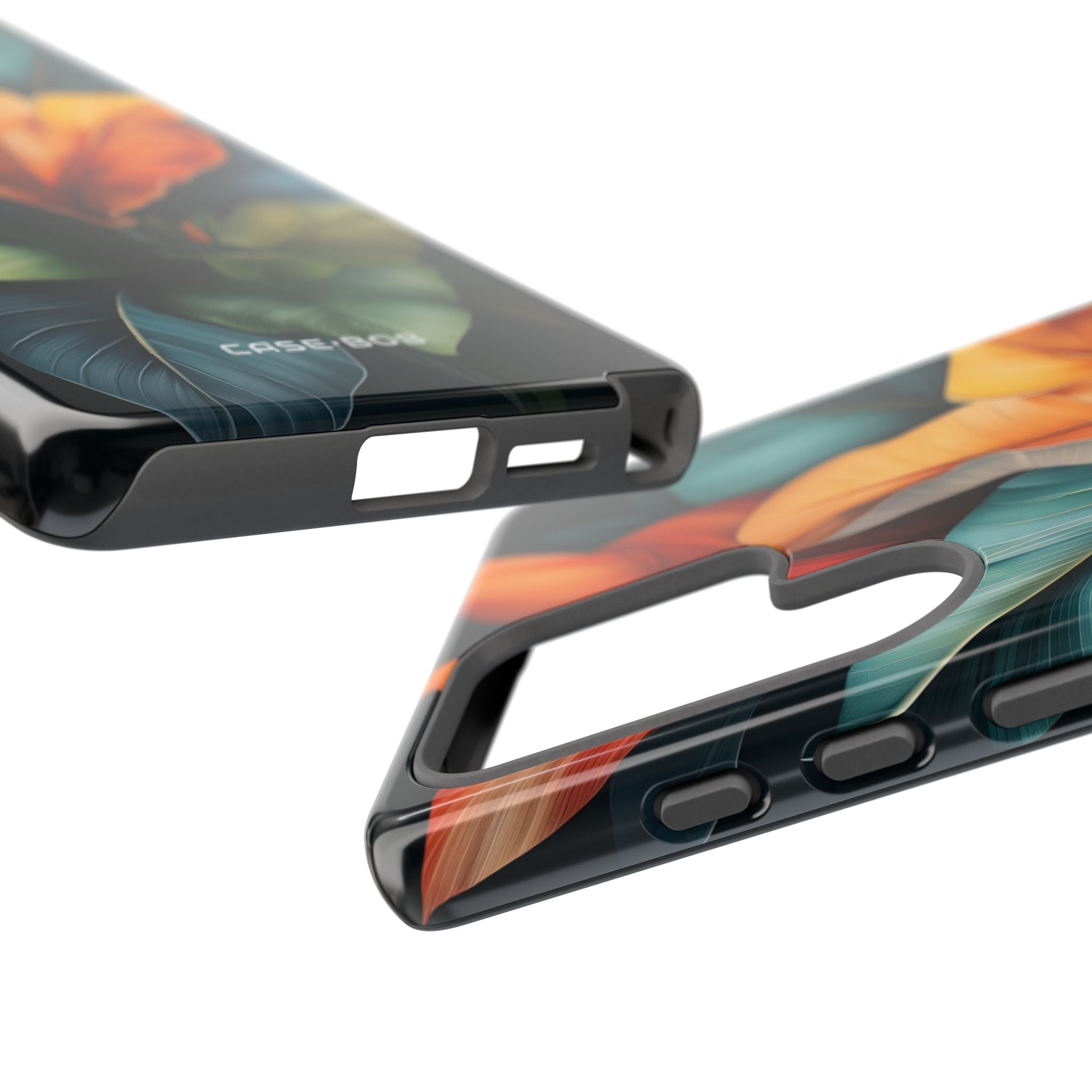 Tropischer Blattburst Samsung S25 Ultra Case - Tough