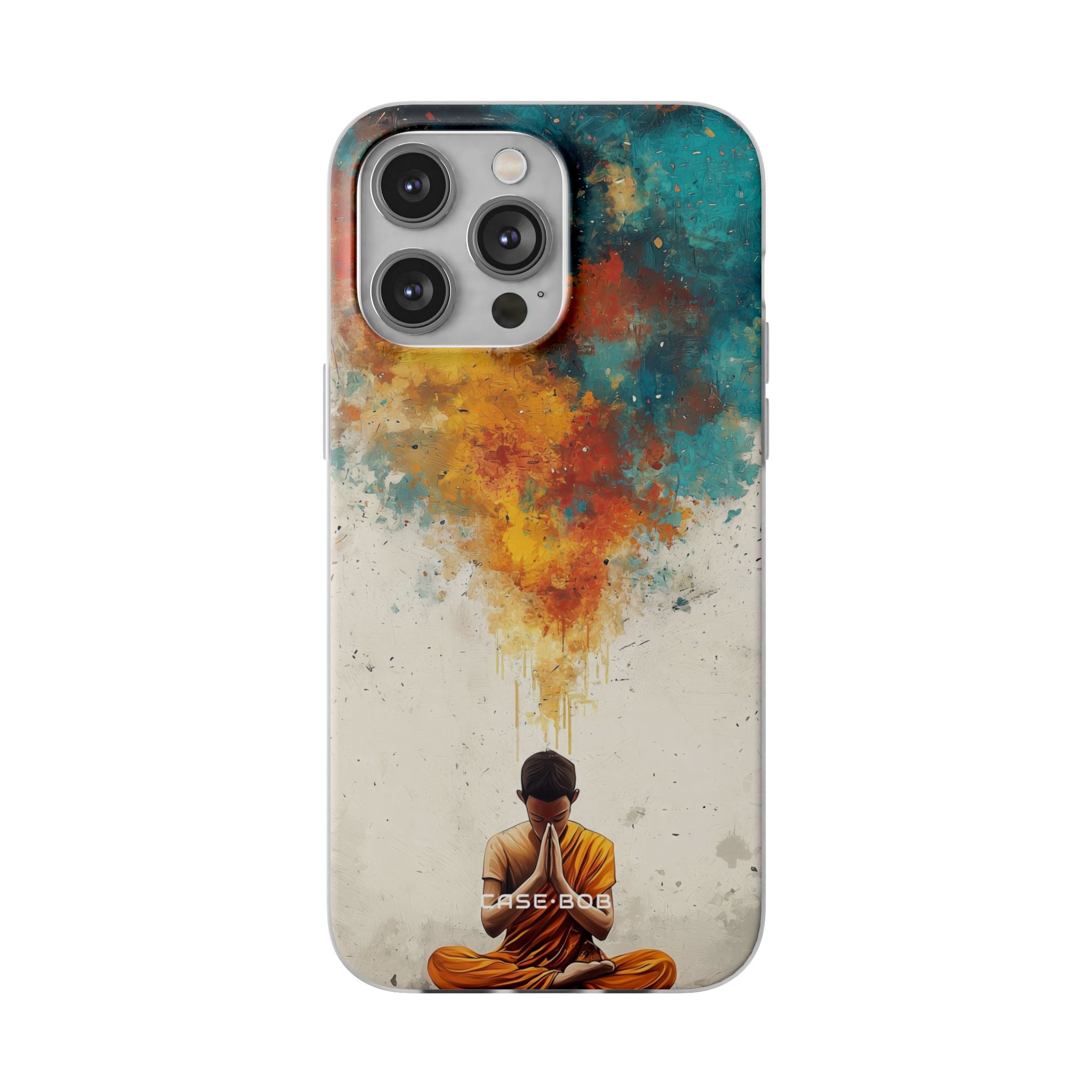 Meditaatiohehku iPhone 14 Pro Max -pehmeä suojakotelo