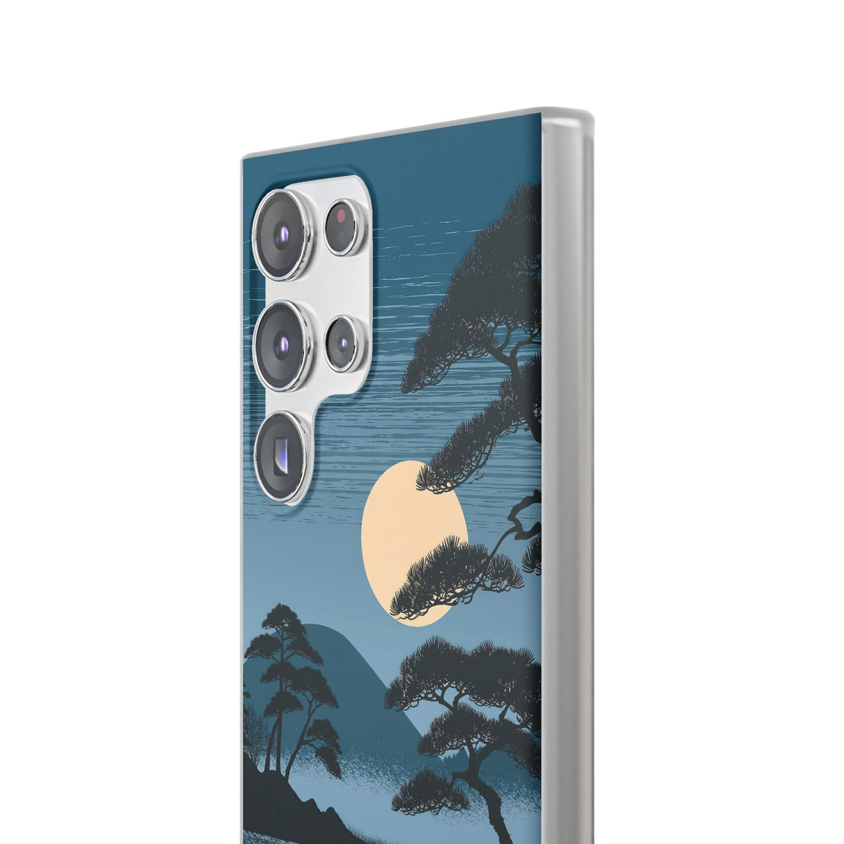 Blue Lite Phone Case for Samsung - Midnight Kyoto Pine