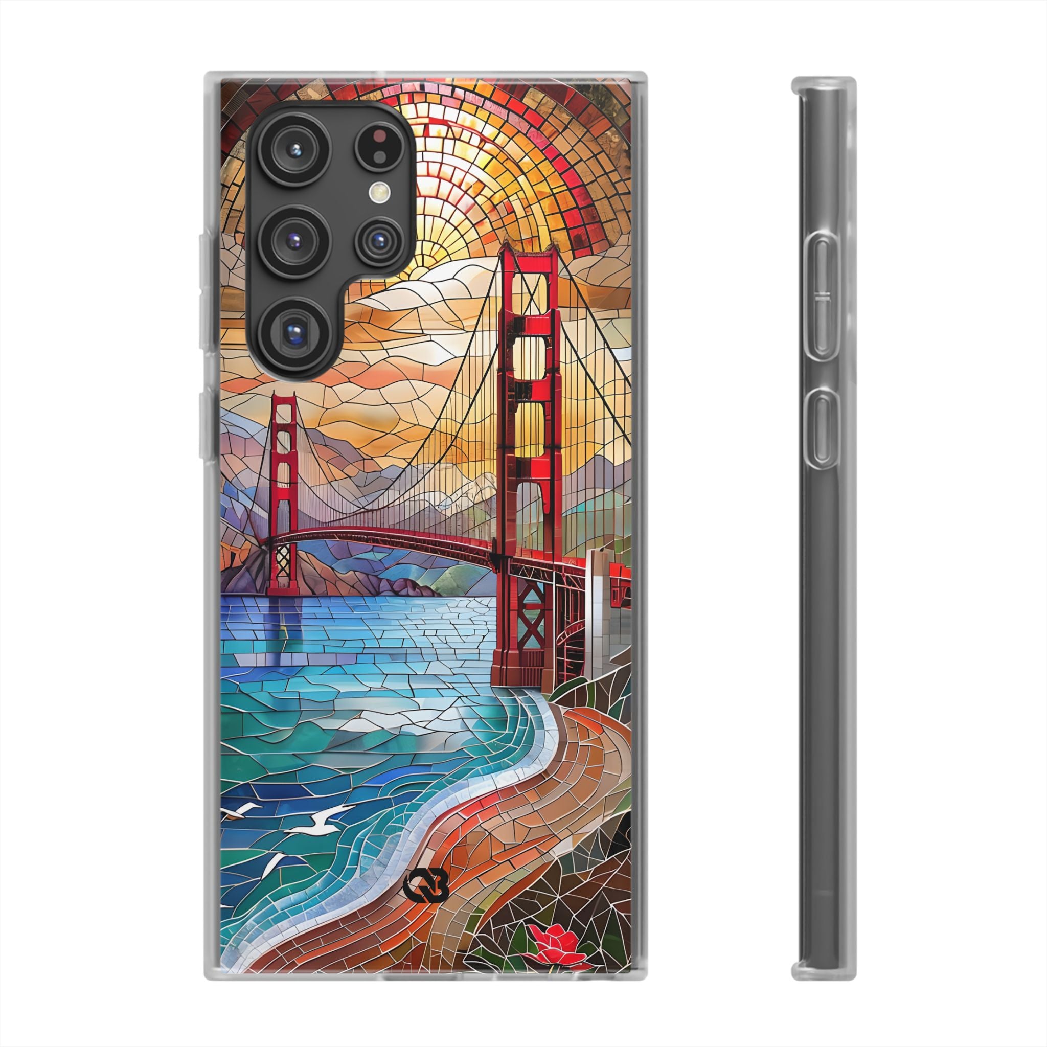 Crimson Arch Coast · Soft Custodia per Samsung