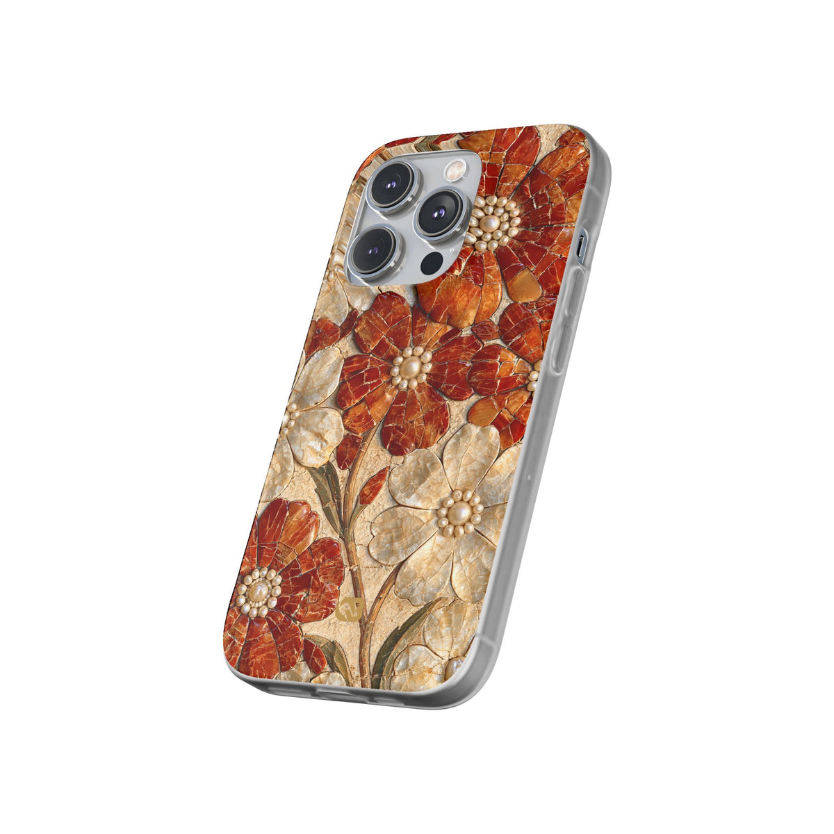 Carnelian Pearl Bloom · Lite Phone Case for iPhone · Orange
