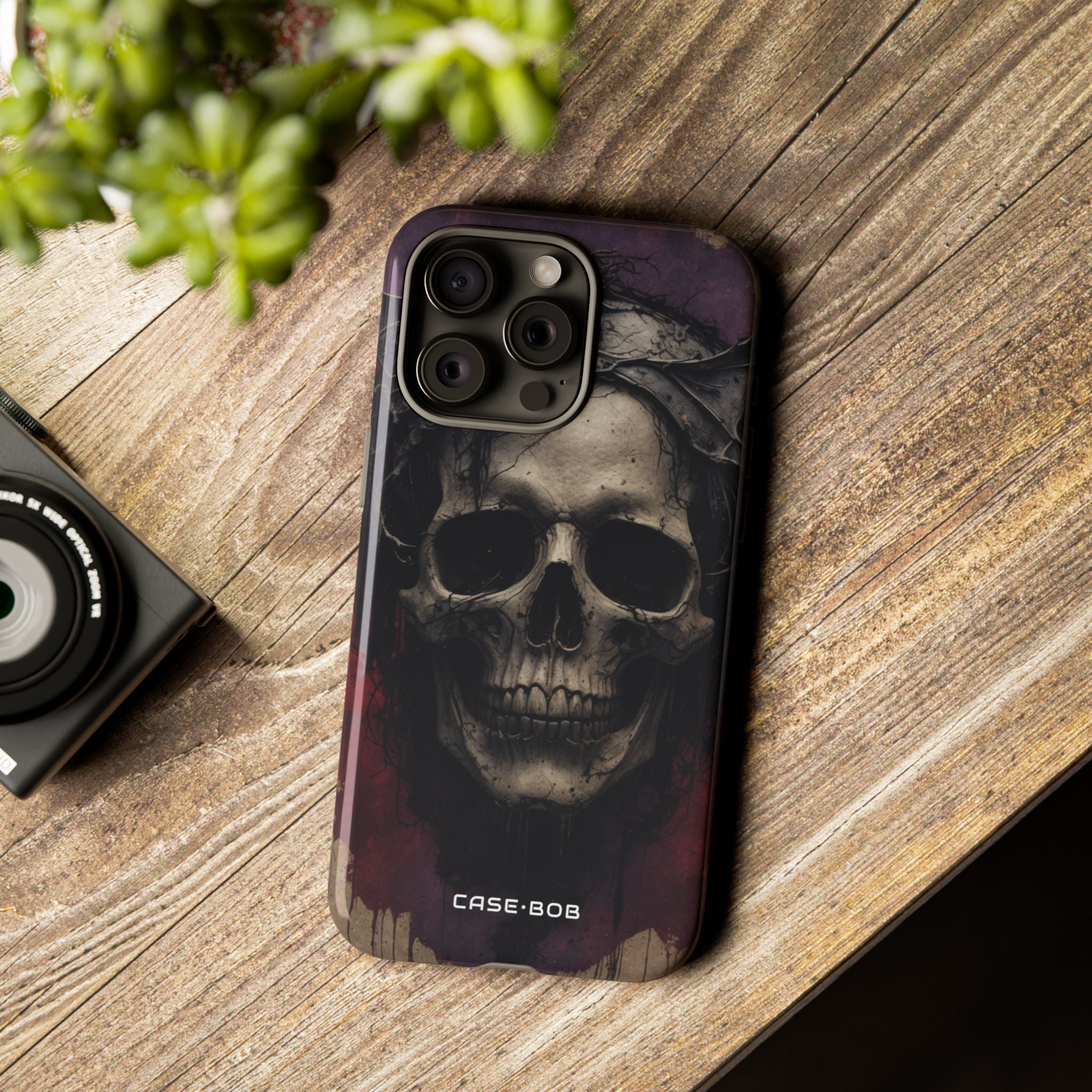 Skull Crown iPhone 15 Pro Max Case - Tough
