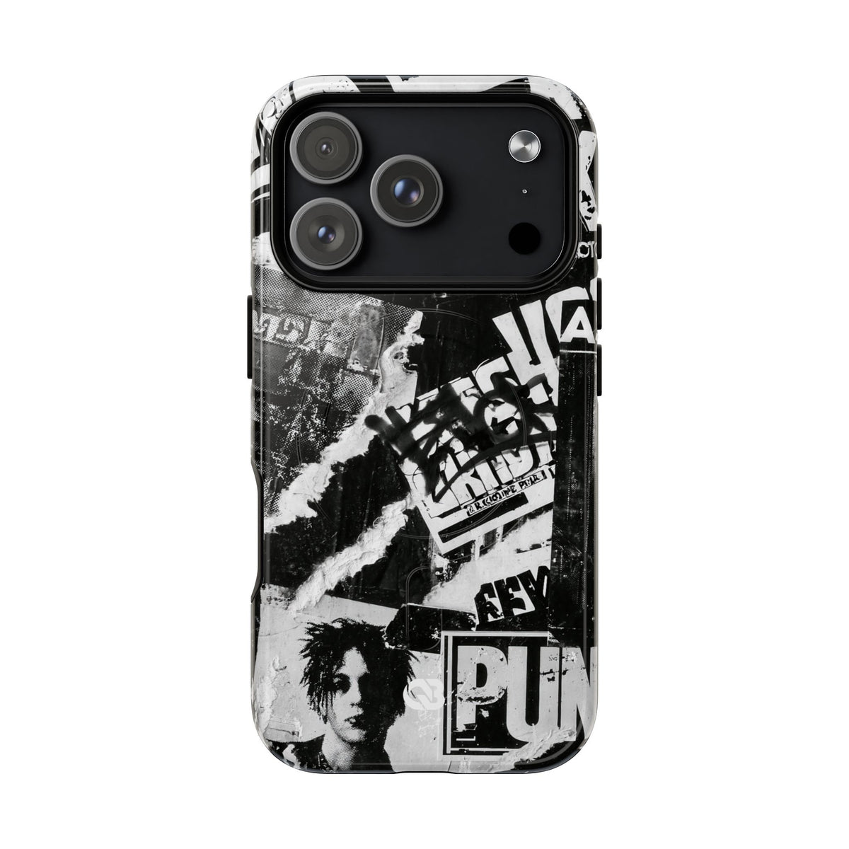 Underground Punk Collage · Tough 2.0 Magnetic Phone Case for iPhone · Black