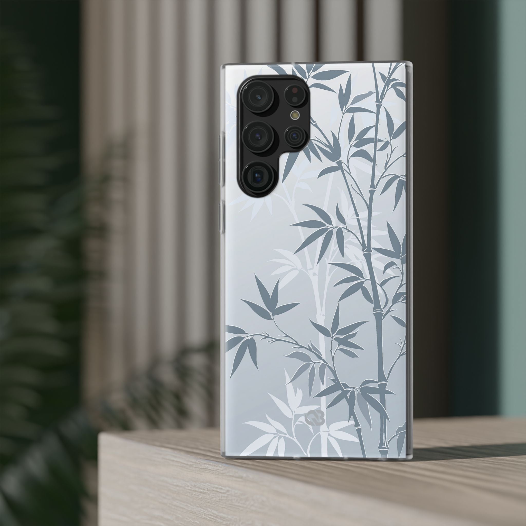 Blue Lite Phone Case for Samsung - Slate Bamboo Shadow