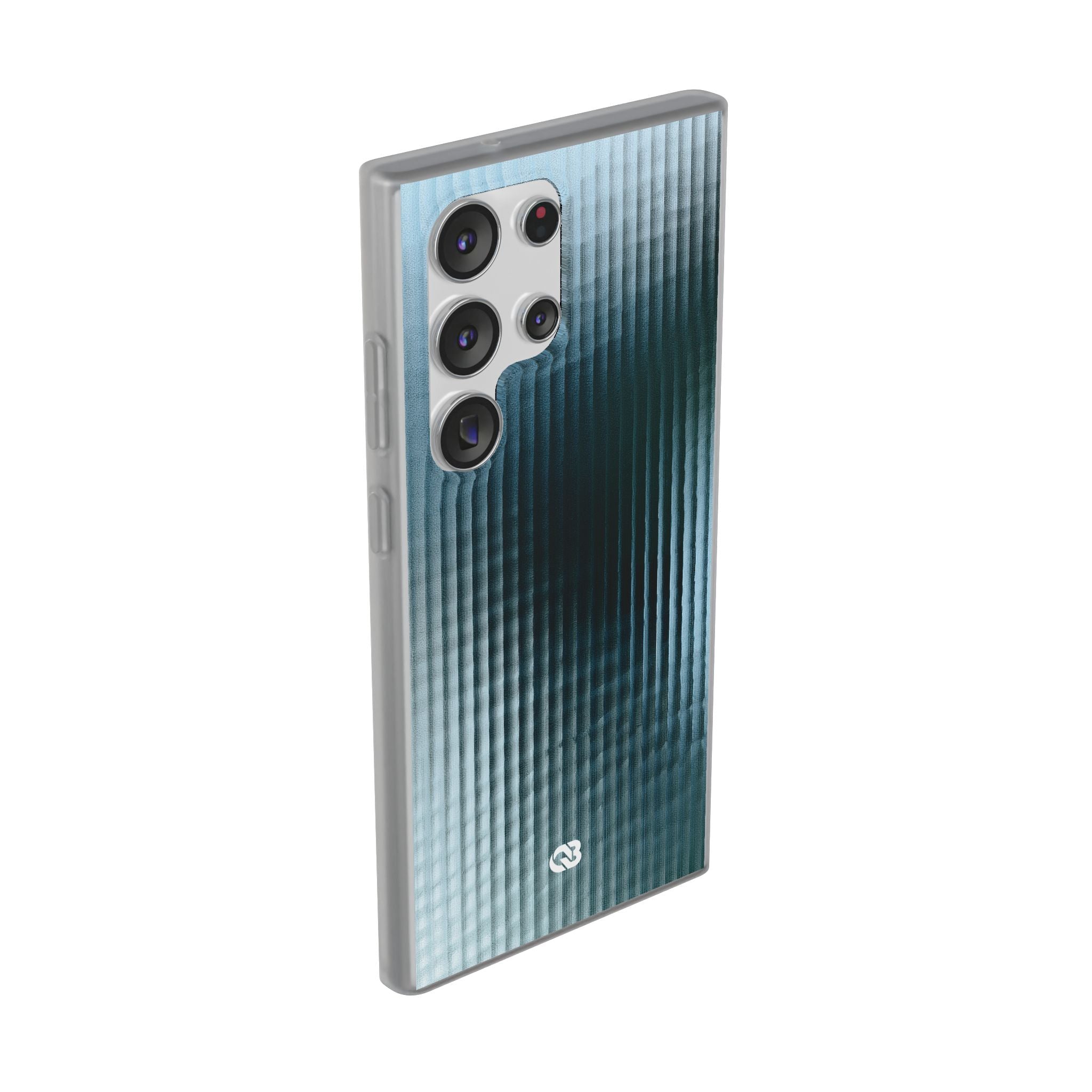 Blue Lite Phone Case for Samsung - Glacial Reeded Glass