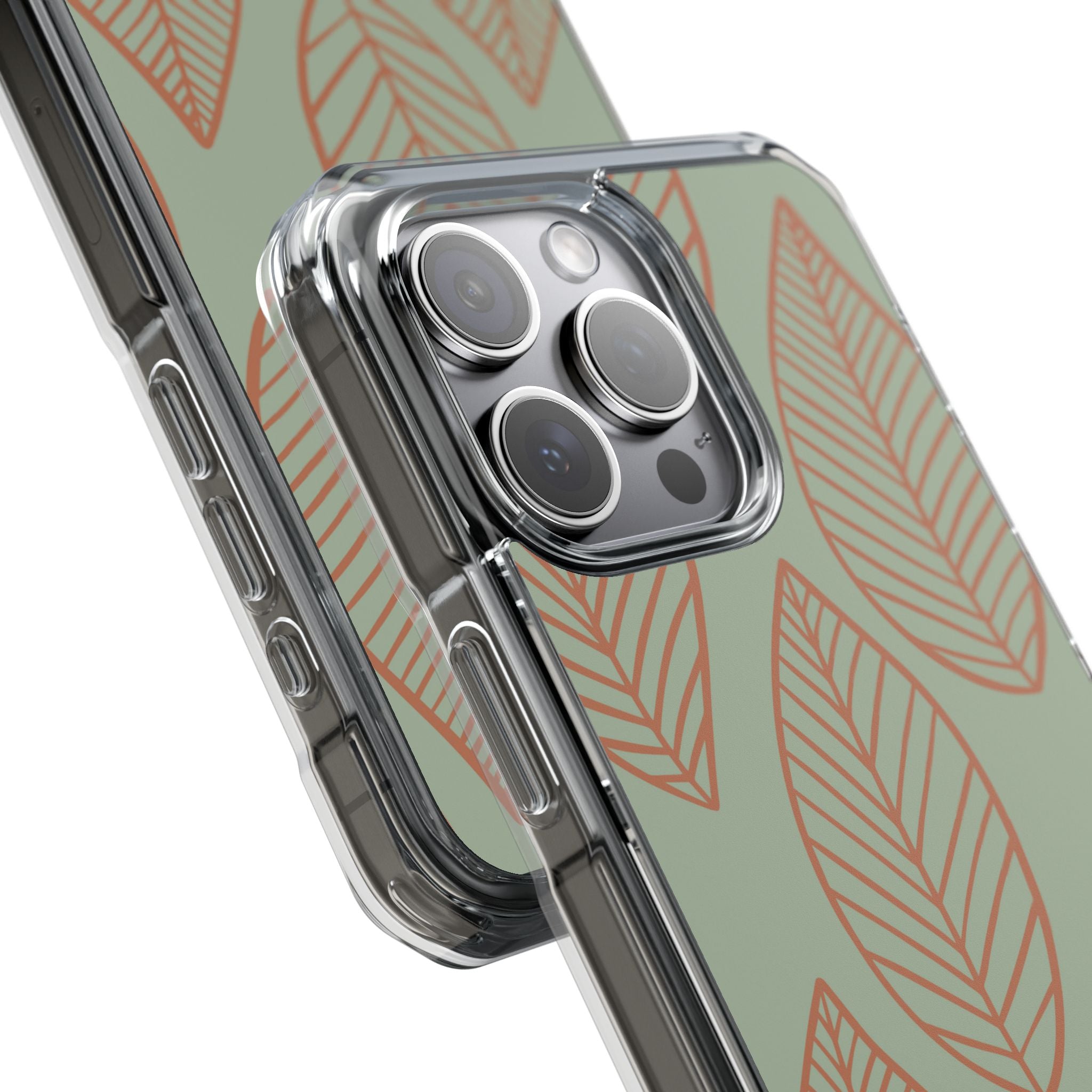 Sage Earth Leaves · Impact Telefoncover for iPhone · Magsafe