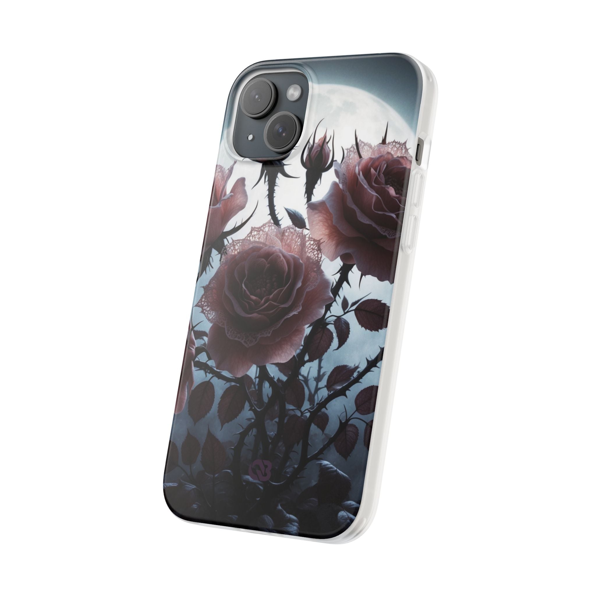Lunar Lace Petals · Soft Coque de téléphone pour iPhone