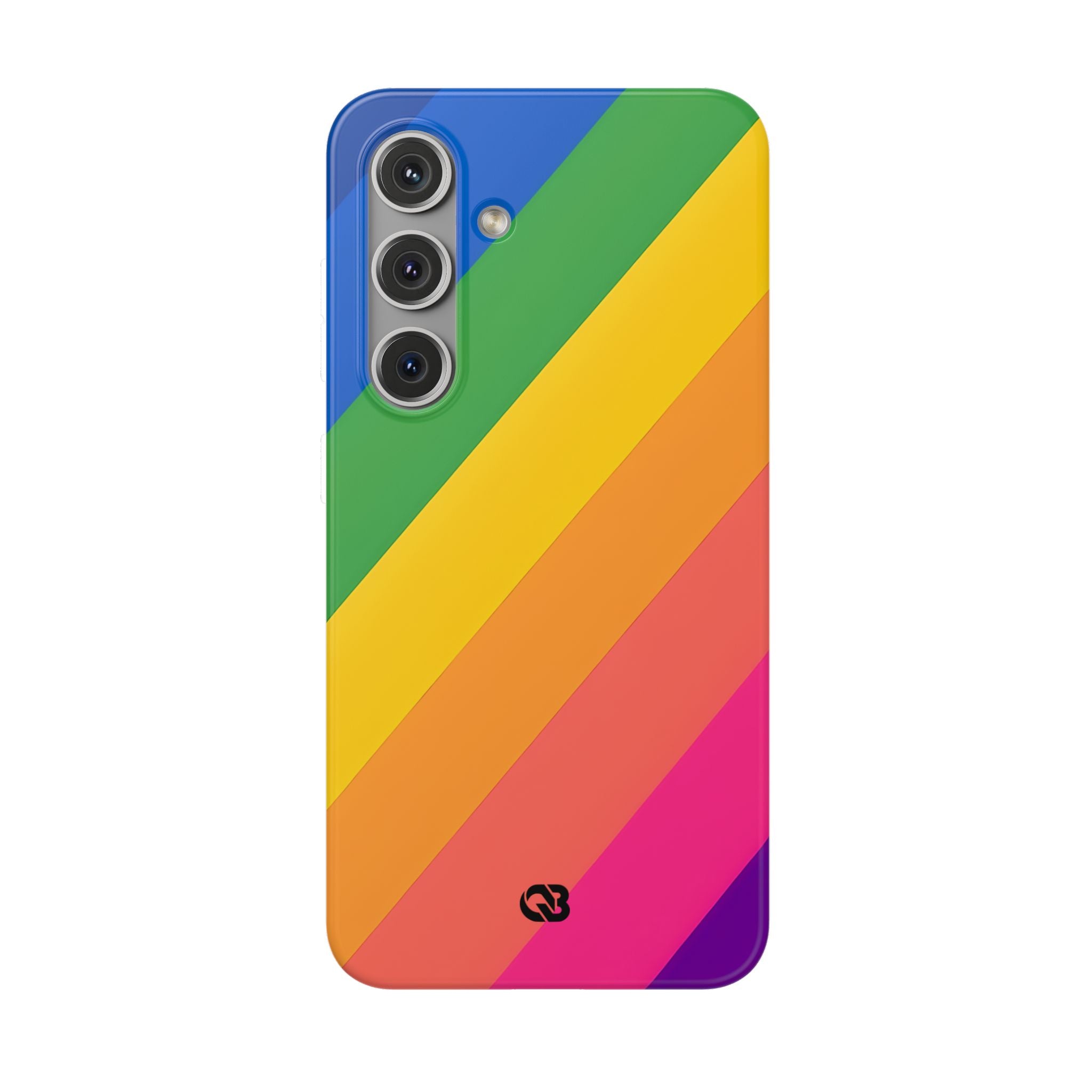 Vibrant Spectrum Slope · Soft Phone Case for Samsung