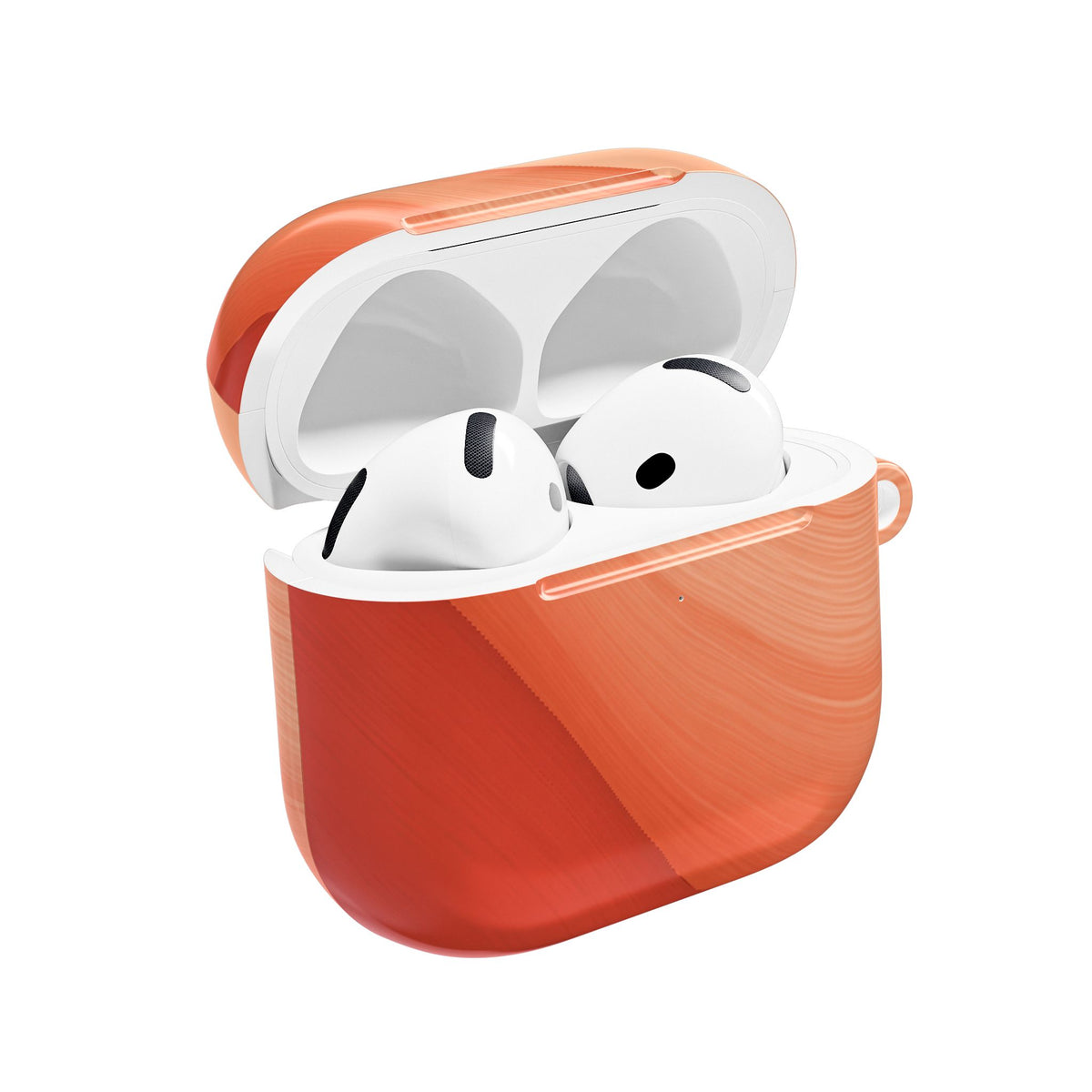 Terracotta Flow · Hard Case for AirPods & AirPods Pro · Orange