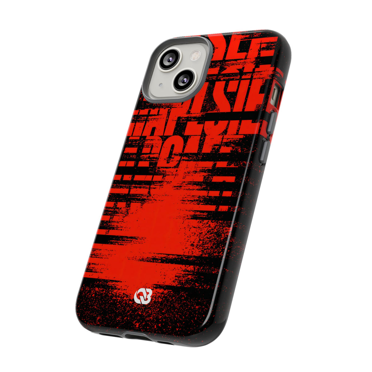 Crimson Redaction · Tough Phone Case for iPhone · Black