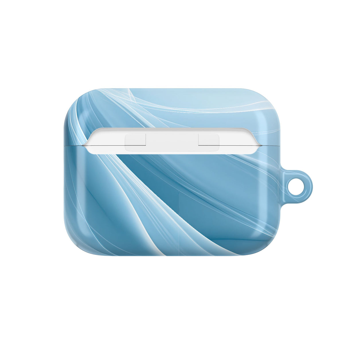 Glacial Ridge Contours · Hard Case for AirPods & AirPods Pro · Blue