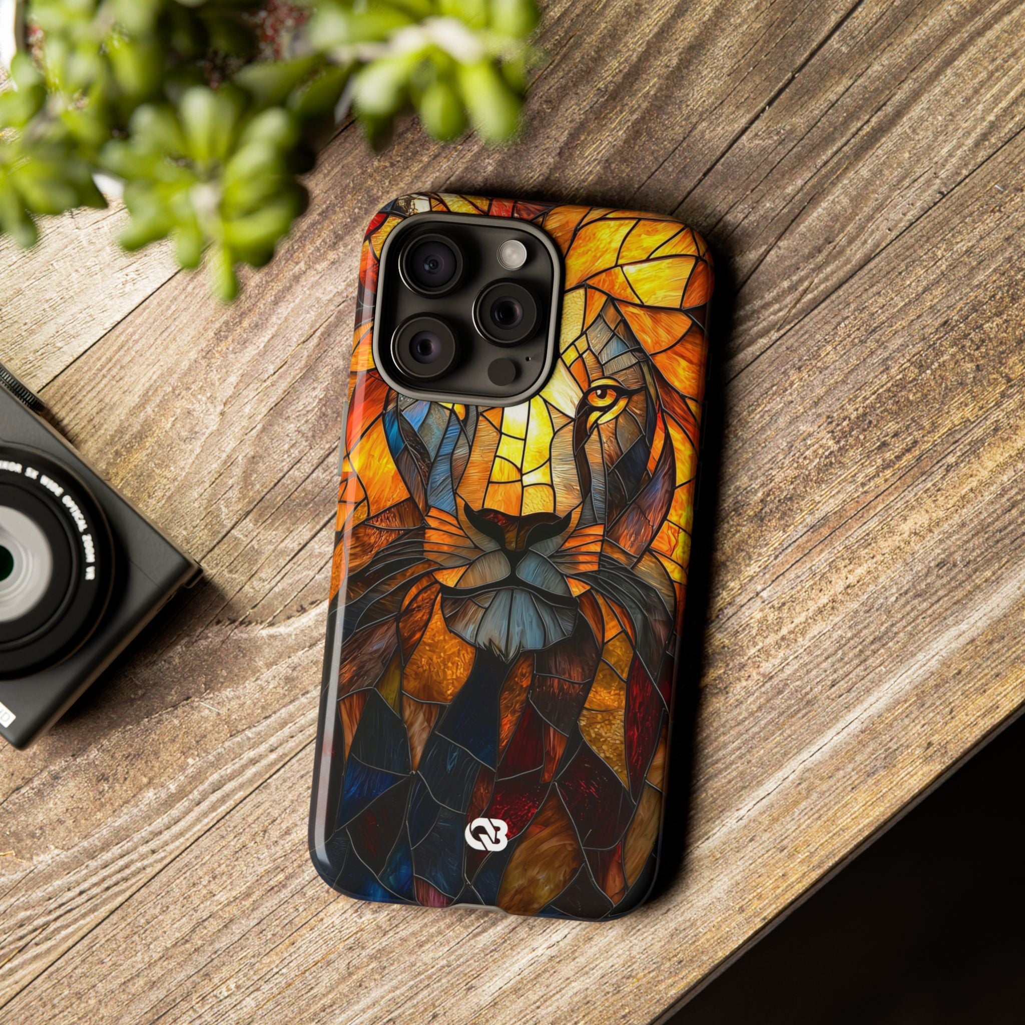 Amber Glass Lion · Tough Phone Case for iPhone
