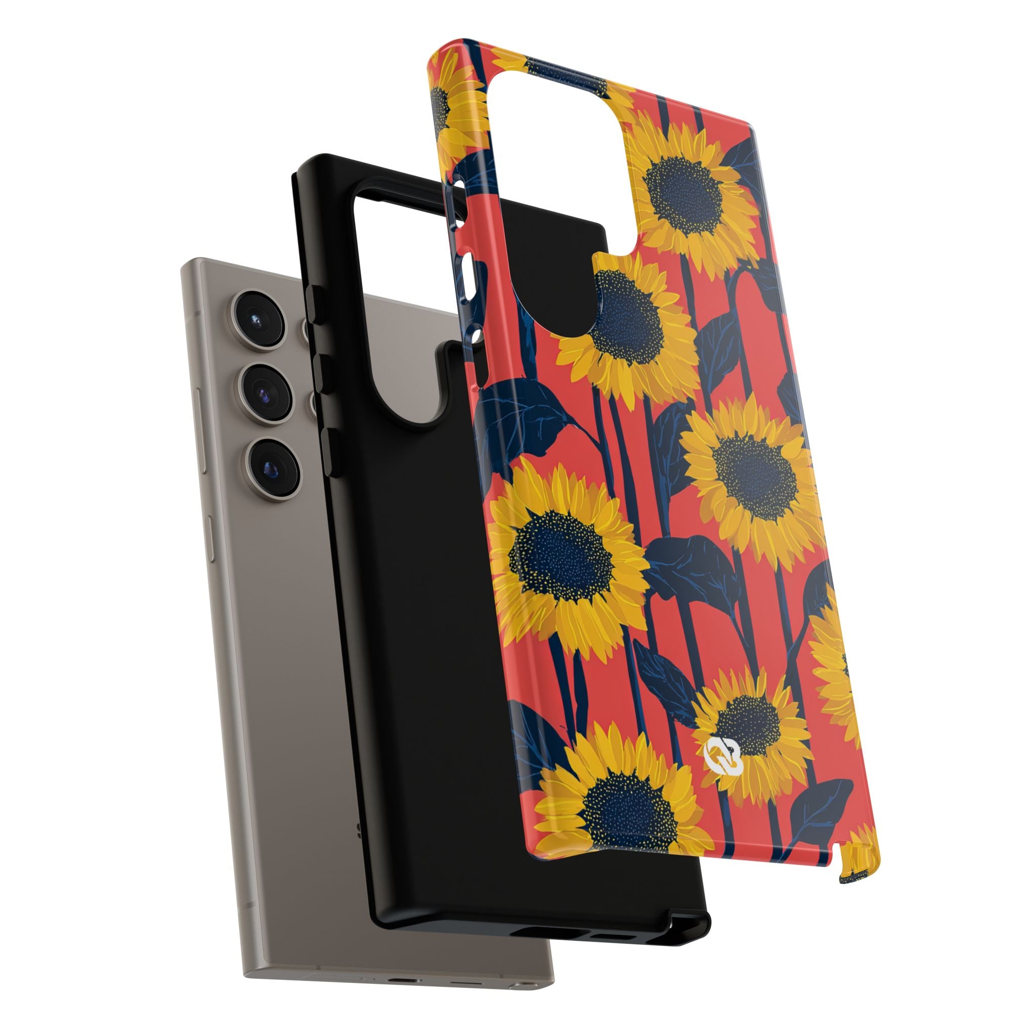 Solar Navy Bloom · Tough Phone Case for Samsung