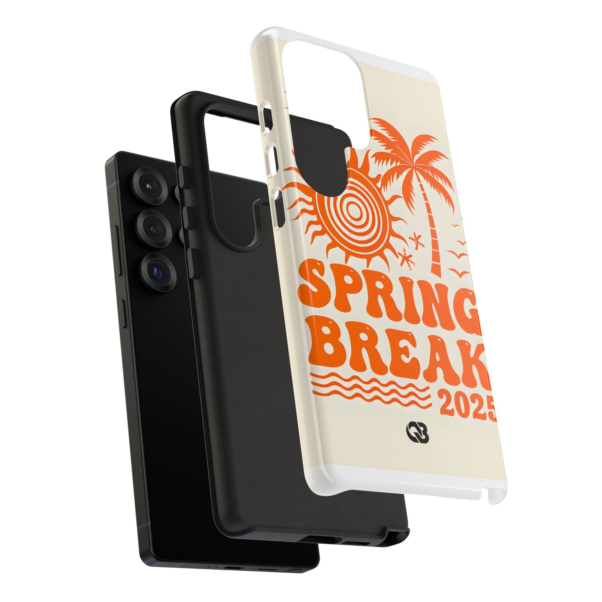 Retro Orange Tide · Tough Capa para Samsung