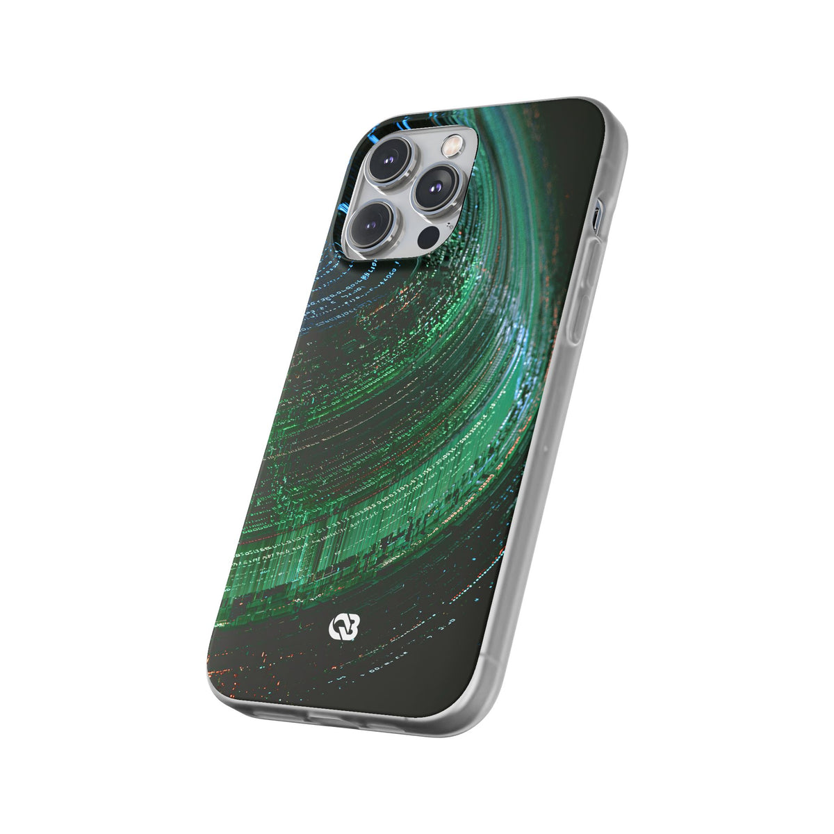 Orbital Data Stream · Lite Phone Case for iPhone · Green