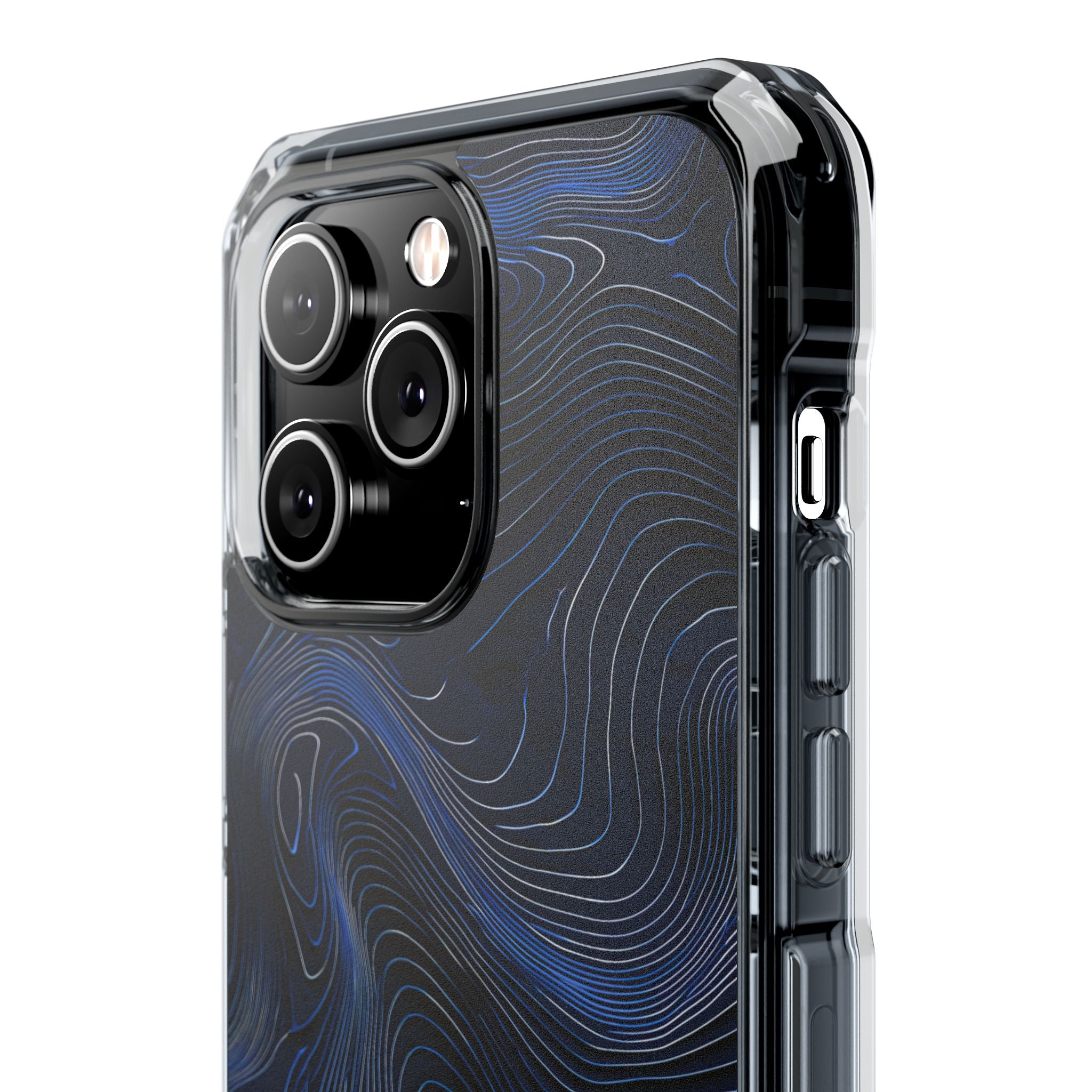 Blue Impact MagSafe Phone Case for iPhone - Cobalt Contour Ridge
