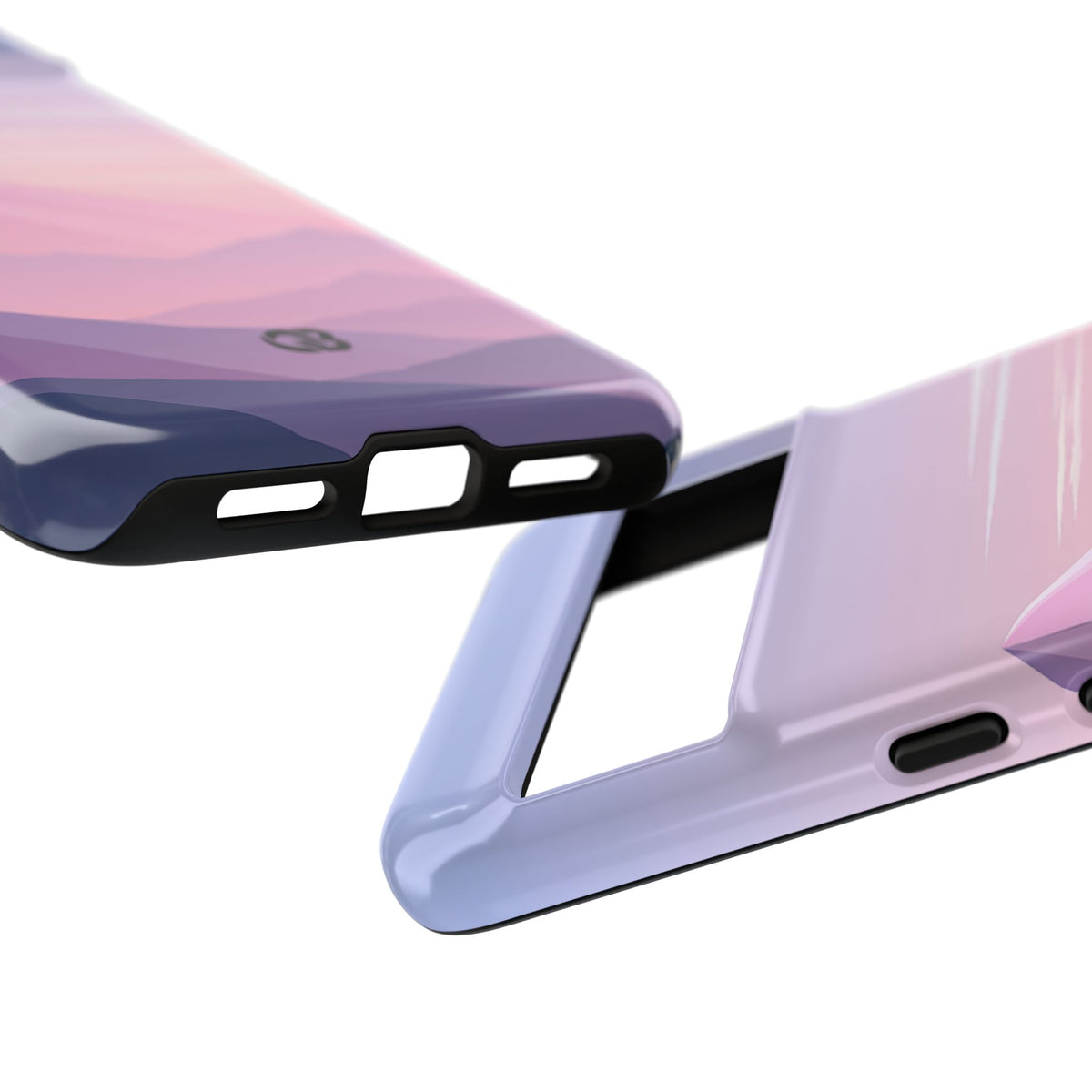 Alpine Twilight · Tough Phone Case for Pixel · Pink