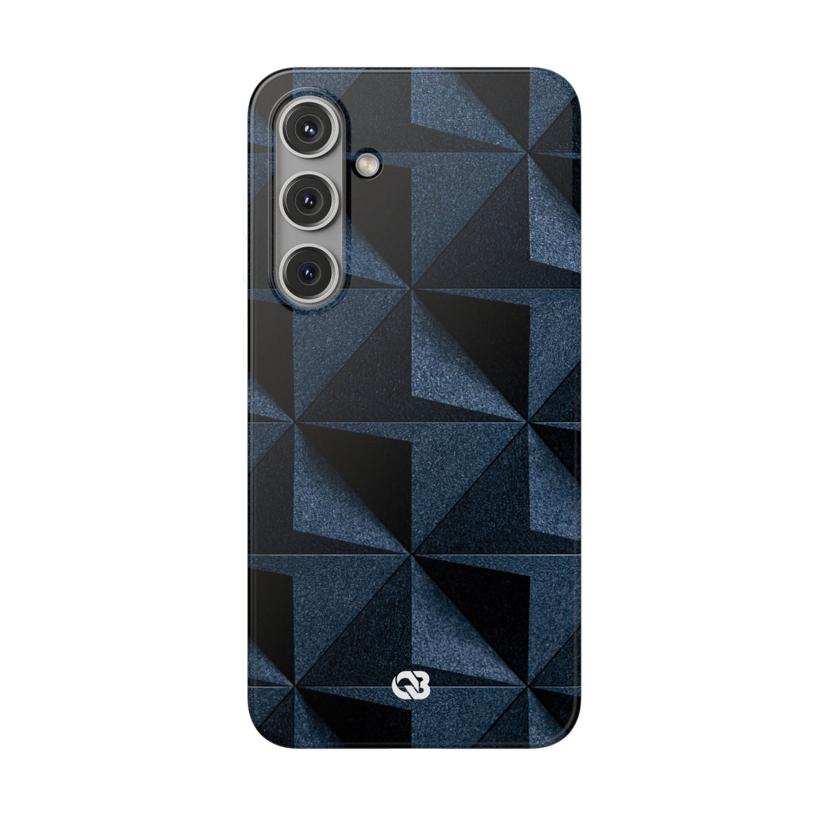 Blue Lite Phone Case for Samsung - Indigo Basalt Facets